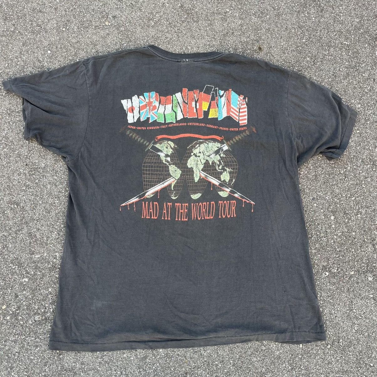 Hanes Lynch Mob 1990 Mad at the World Tour Wicked Sensation Tee Size US XL / EU 56 / 4 - 3 Thumbnail
