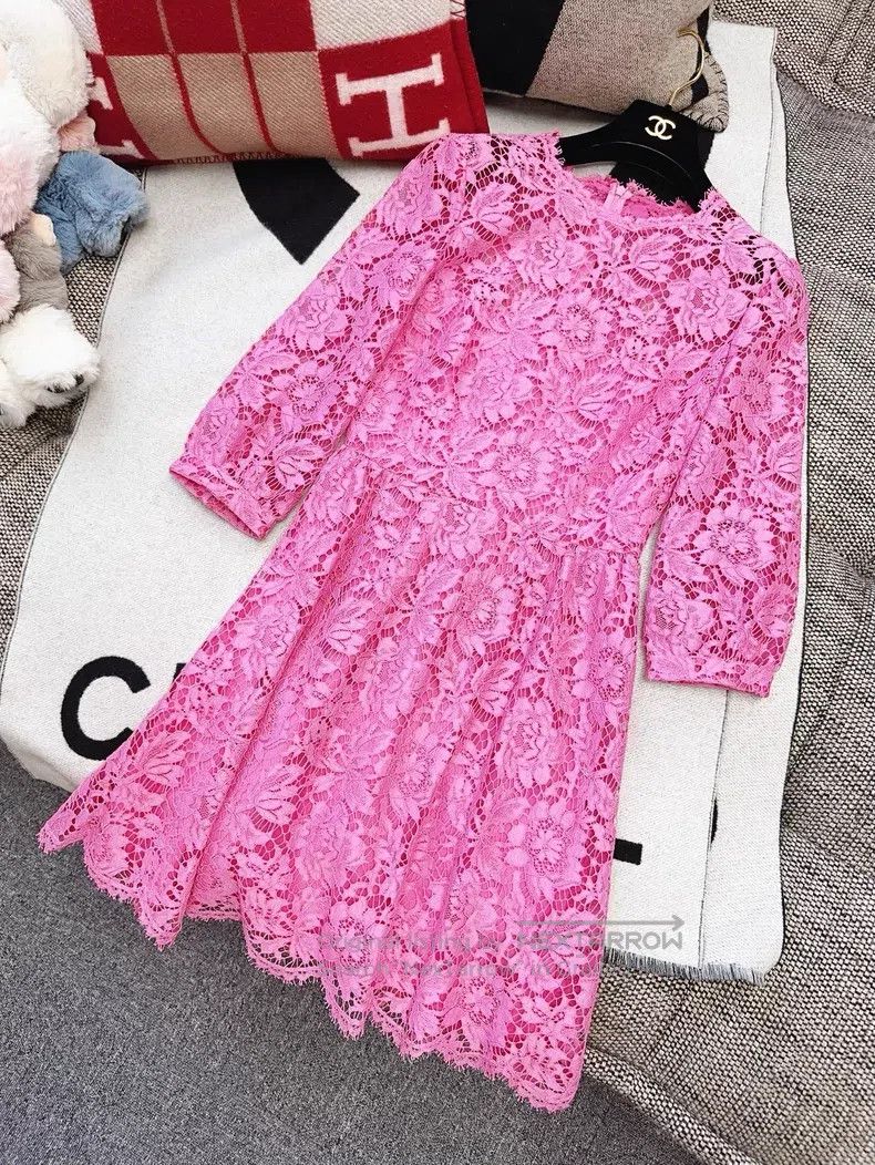 Valentino Valentino Water-soluble lace flower dress Size M / US 6-8 / IT 42-44 - 7 Thumbnail