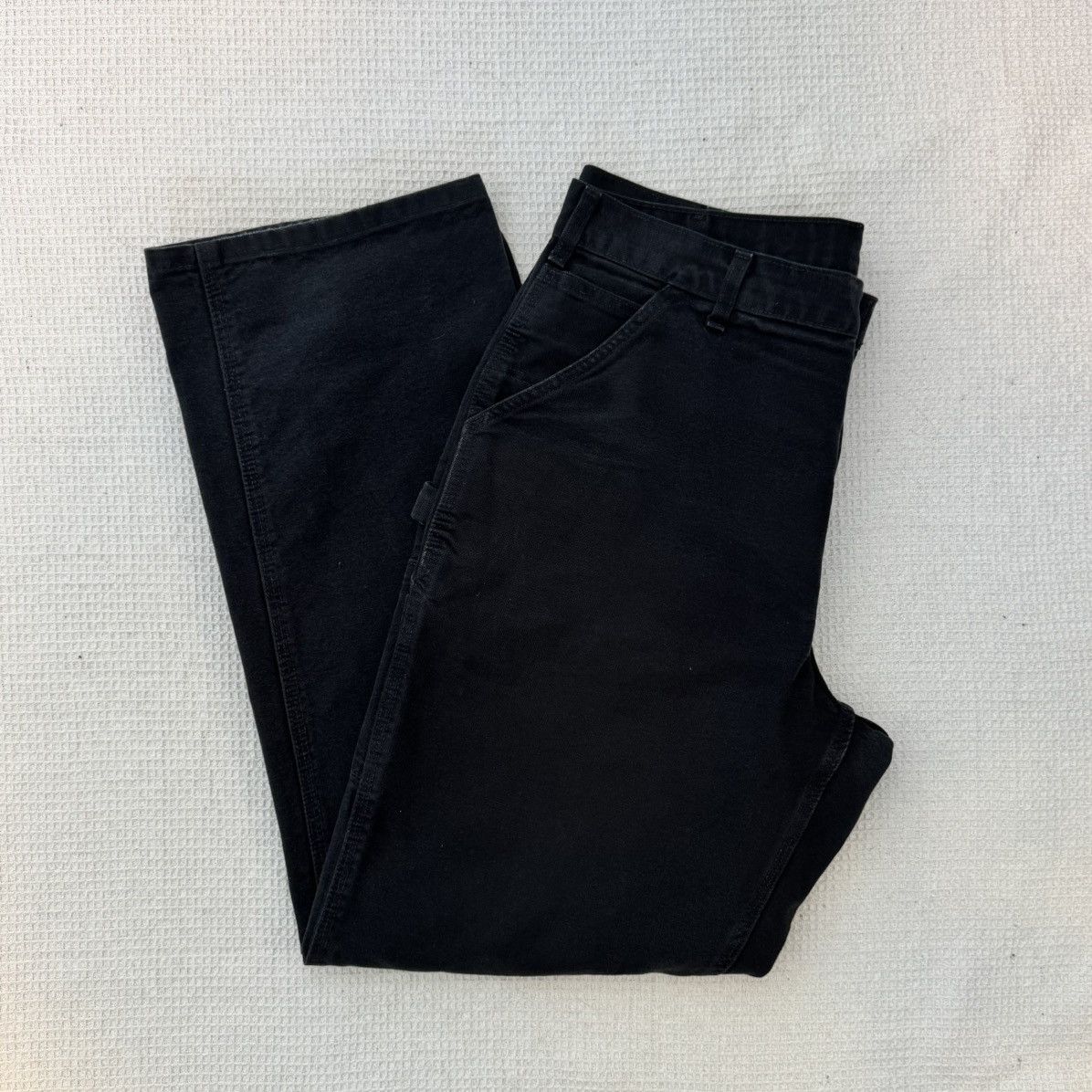 Carhartt Black Carhartt Carpenter Pants Size US 35 - 2 Thumbnail