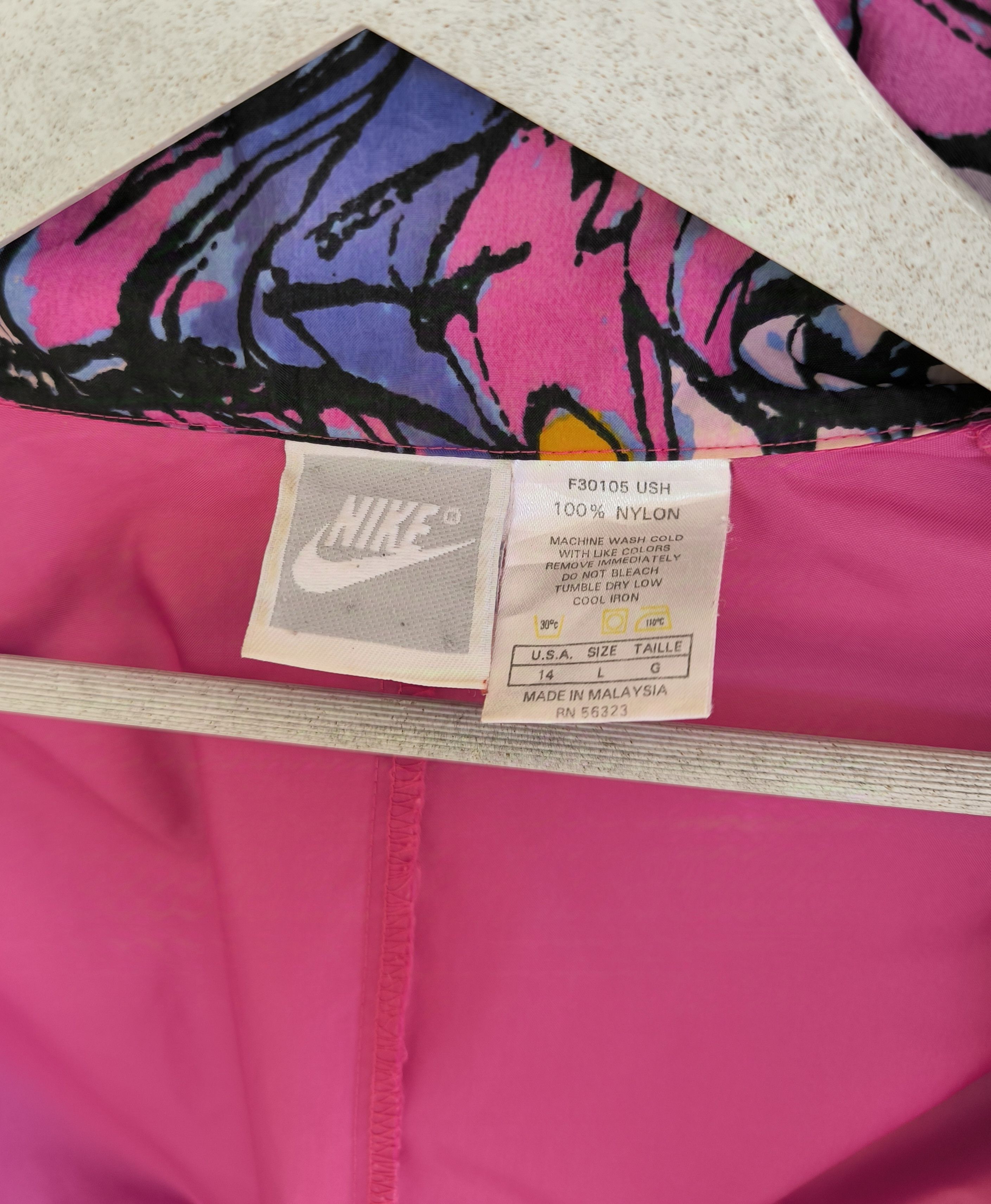 Nike × Vintage Vtg 90's NIKE windbreaker Size US L / EU 52-54 / 3 - 11 Thumbnail