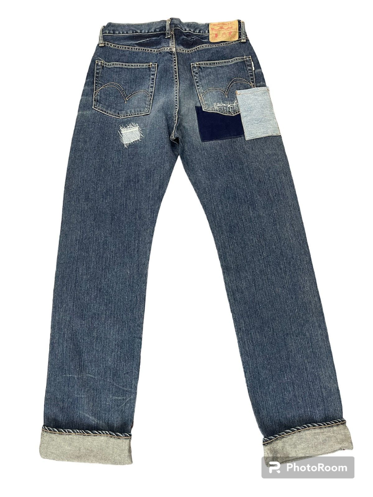 Japanese Brand × Studio D'Artisan VINTAGE STUDIO D’ARTISAN PATCHWORK JEANS Size US 32 / EU 48 - 2 Thumbnail