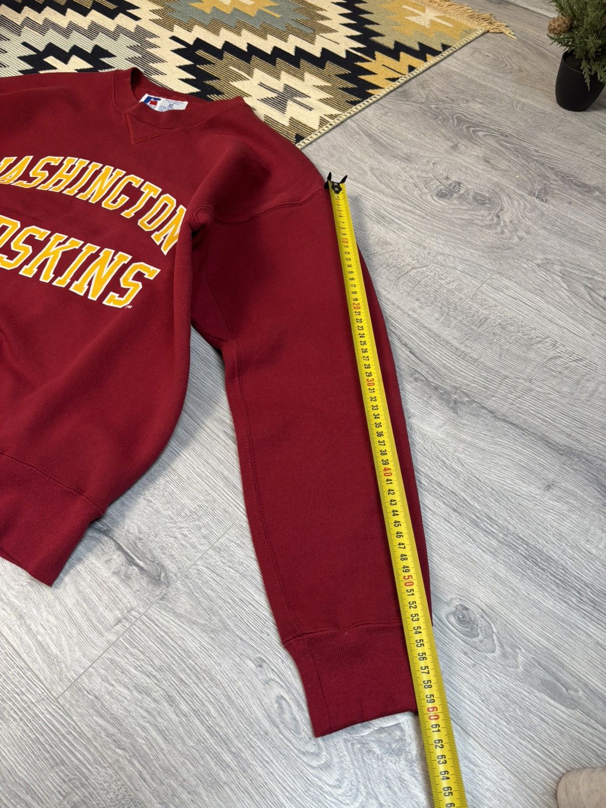 Russell Athletic Washington Redskins Vintage Crewneck Sweater Size US XL / EU 56 / 4 - 11 Thumbnail