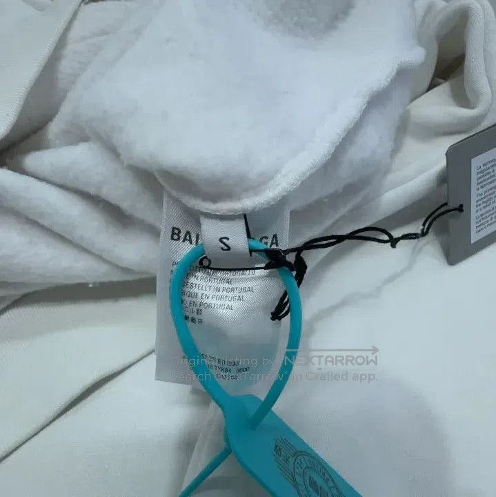 Balenciaga Balenciaga SS22 Logo Printed White Hoodie. Size US S / EU 44-46 / 1 - 3 Thumbnail