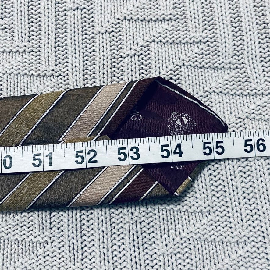 Oleg Cassini Vintage Oleg Cassini Gimbels olive green tie Size ONE SIZE - 4 Thumbnail