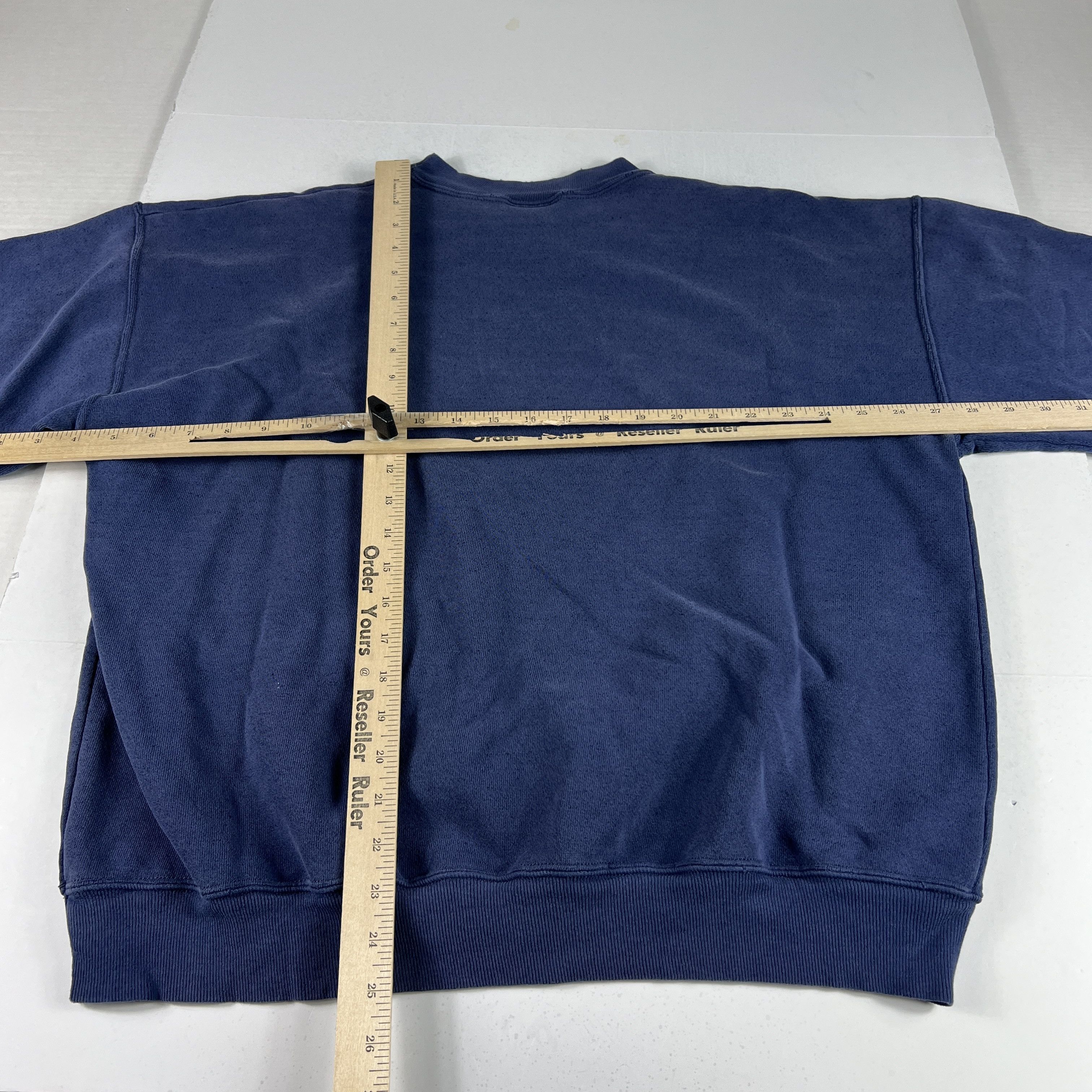 NCAA × Vintage VTG 90 Illinois Fighting Illini Sweatshirt Thrashed Crewneck Size US L / EU 52-54 / 3 - 14 Thumbnail