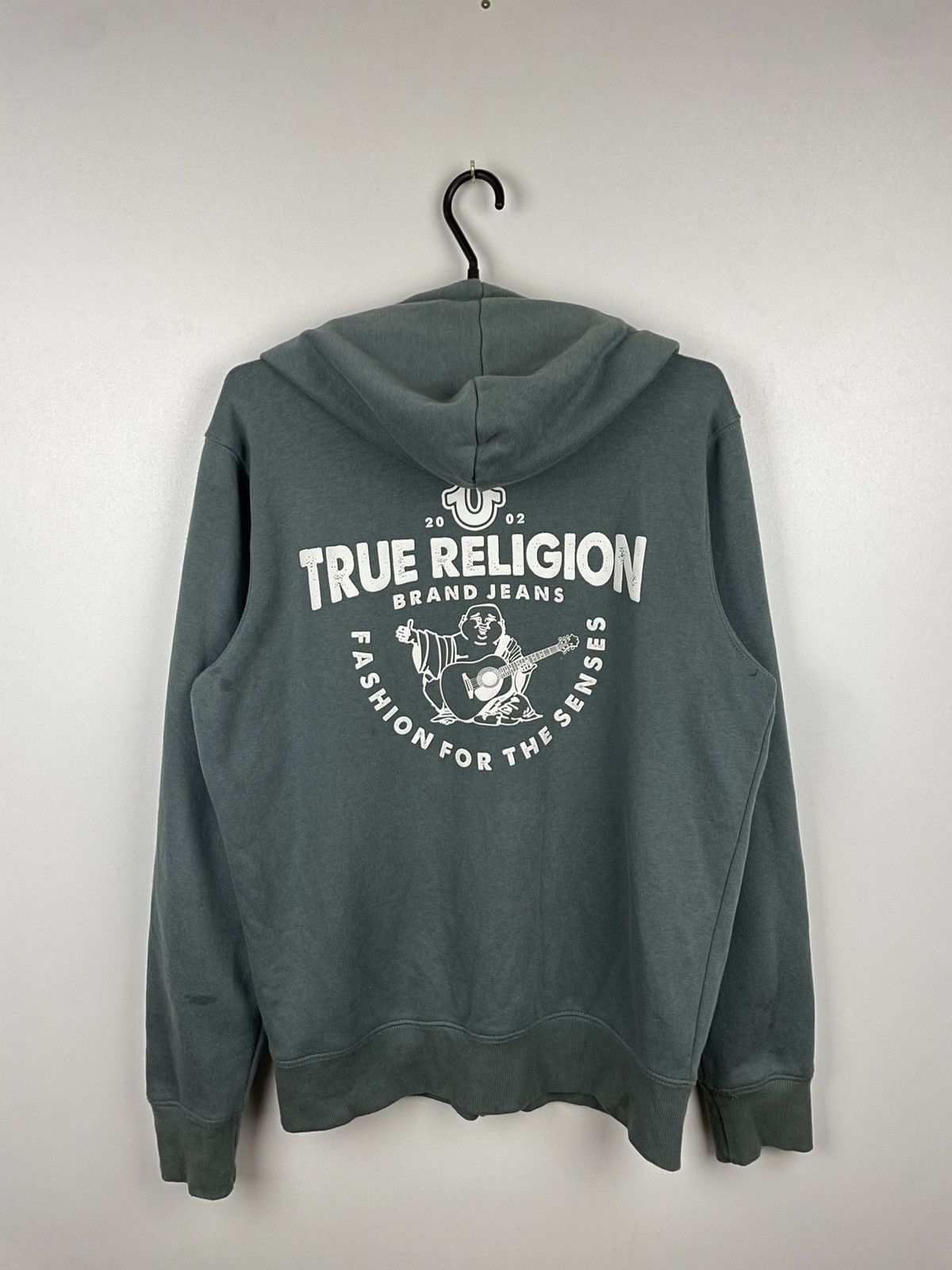Designer × True Religion True Religion Streetwear Zip Hoodie Big Logo Green Size M Size US M / EU 48-50 / 2 - 6 Thumbnail