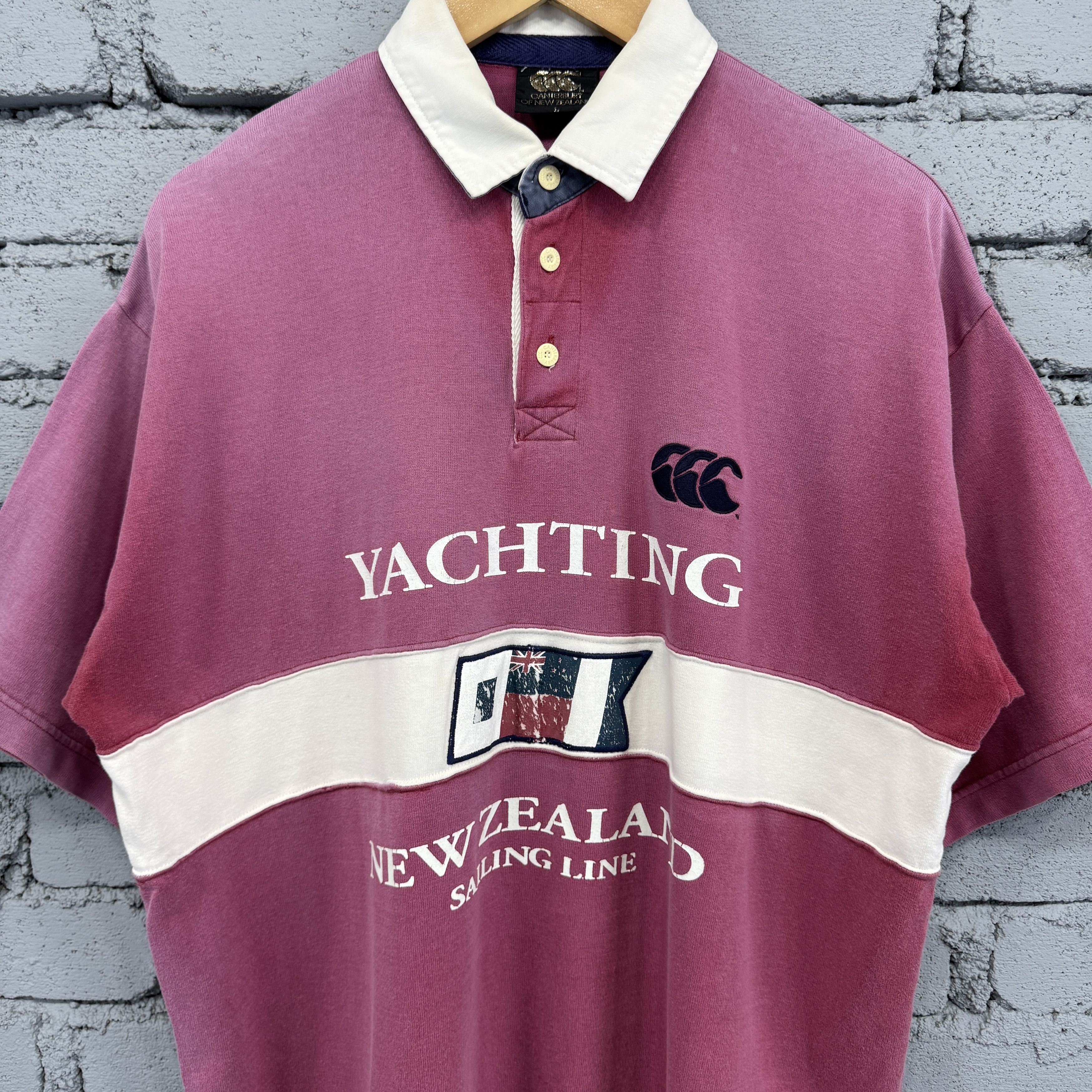 Canterbury of New Zealand Rare Vintage 90s Canterbury Yatching Sailing Line Sunfaded Size US L / EU 52-54 / 3 - 3 Thumbnail