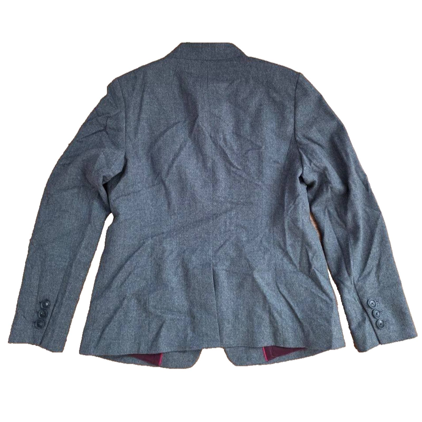 Robert Talbott Talbots Women's Jacket Wool w/ Pockets Fuly Size 6 P A001484 Size M / US 6-8 / IT 42-44 - 8 Thumbnail
