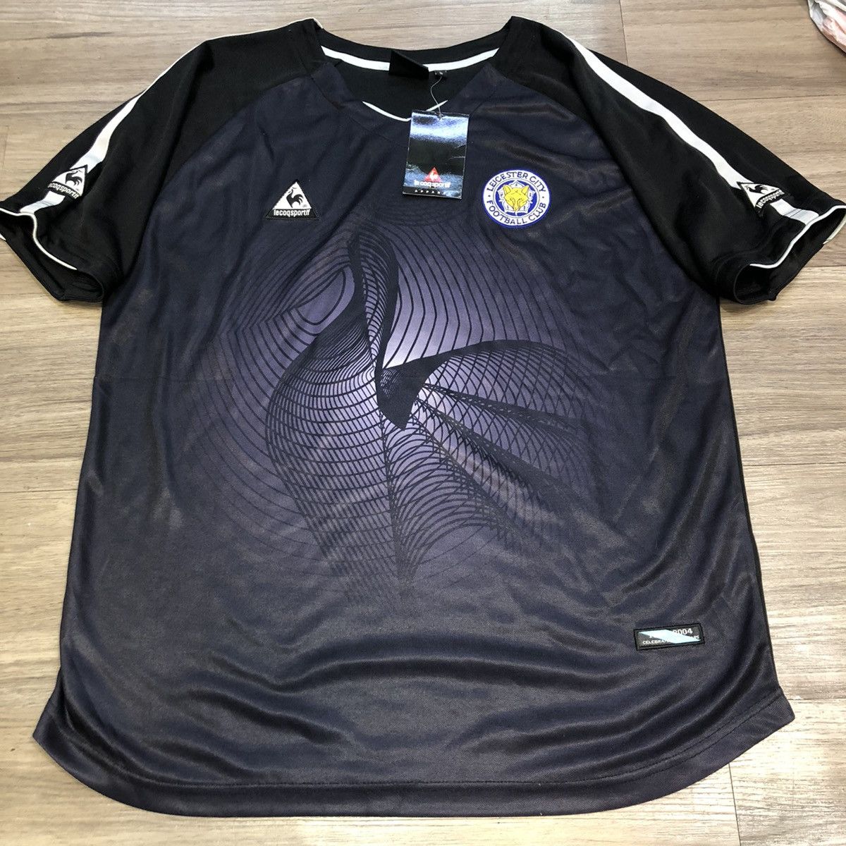 image of Bloke x Soccer Jersey Leicester City 04/05 Training Jersey in Black, Men's (Size Small)