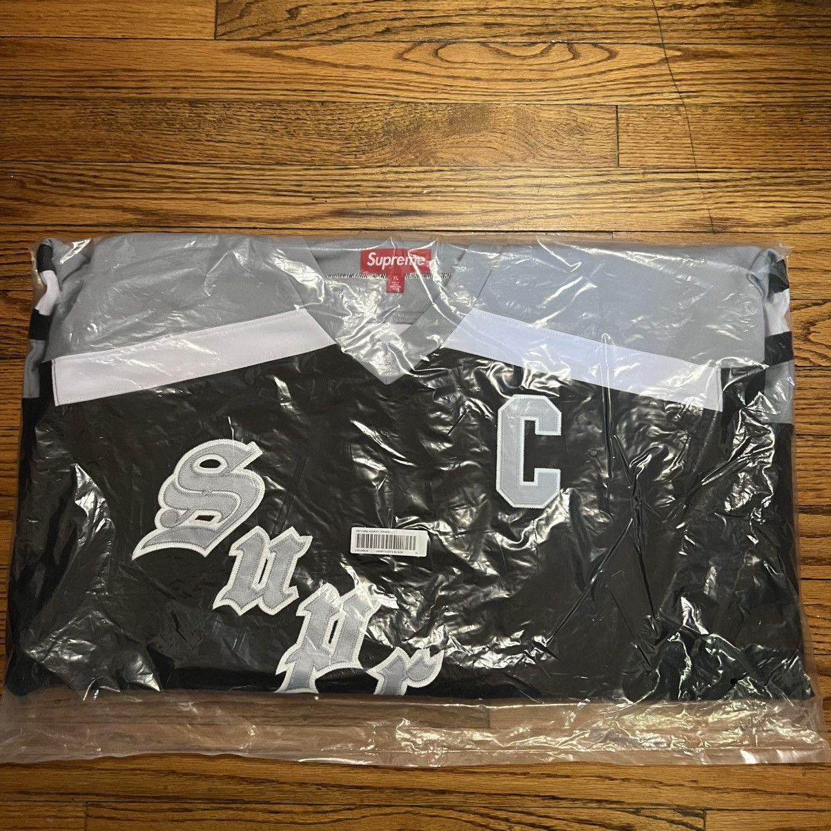 Supreme Fire & Ice Hockey Jersey Black Size: XL