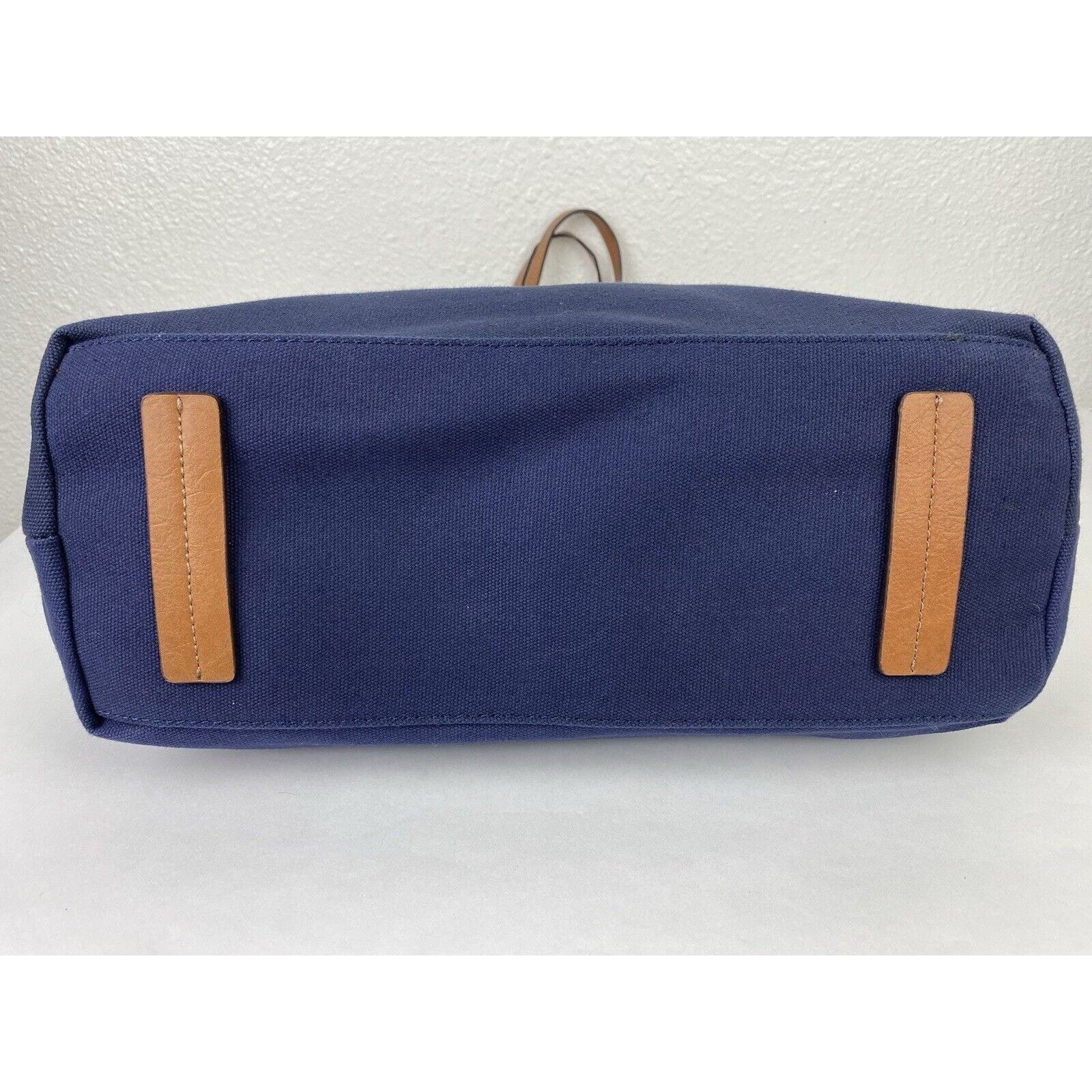 Tommy Hilfiger NWT Tommy Hilfiger Striped Canvas Tote Bag Handbag Purse Size ONE SIZE - 9 Thumbnail