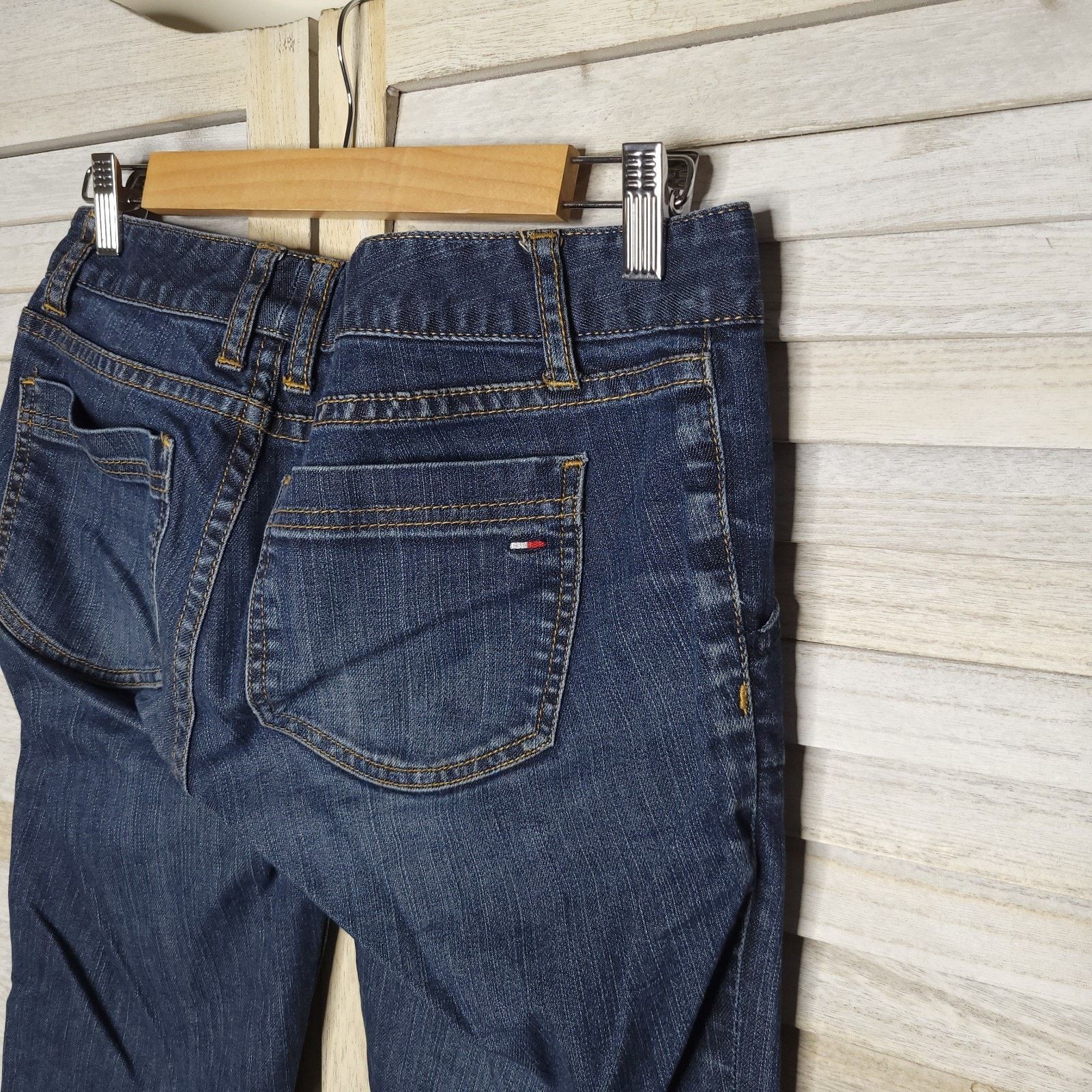 Tommy Hilfiger Tommy Hilfiger Low Rise Bootcut Jeans Size 2 Size 30" / US 8 / IT 44 - 2 Thumbnail