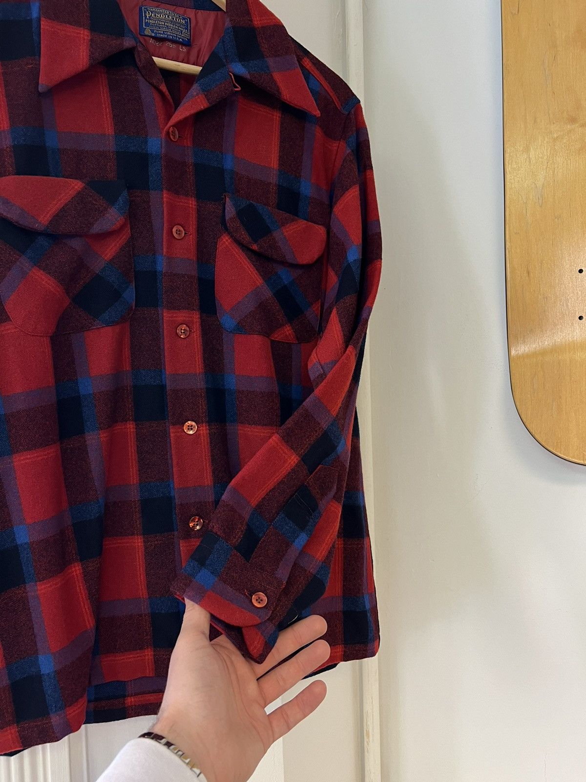 Japanese Brand × Pendleton × Vintage 70’s Pendleton Pure Wool Flannel Button Up Size US M / EU 48-50 / 2 - 3 Thumbnail