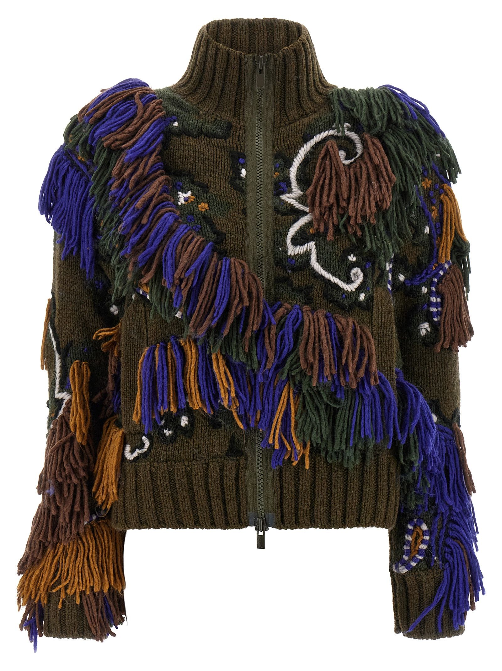Paisley Jacquard Cardigan