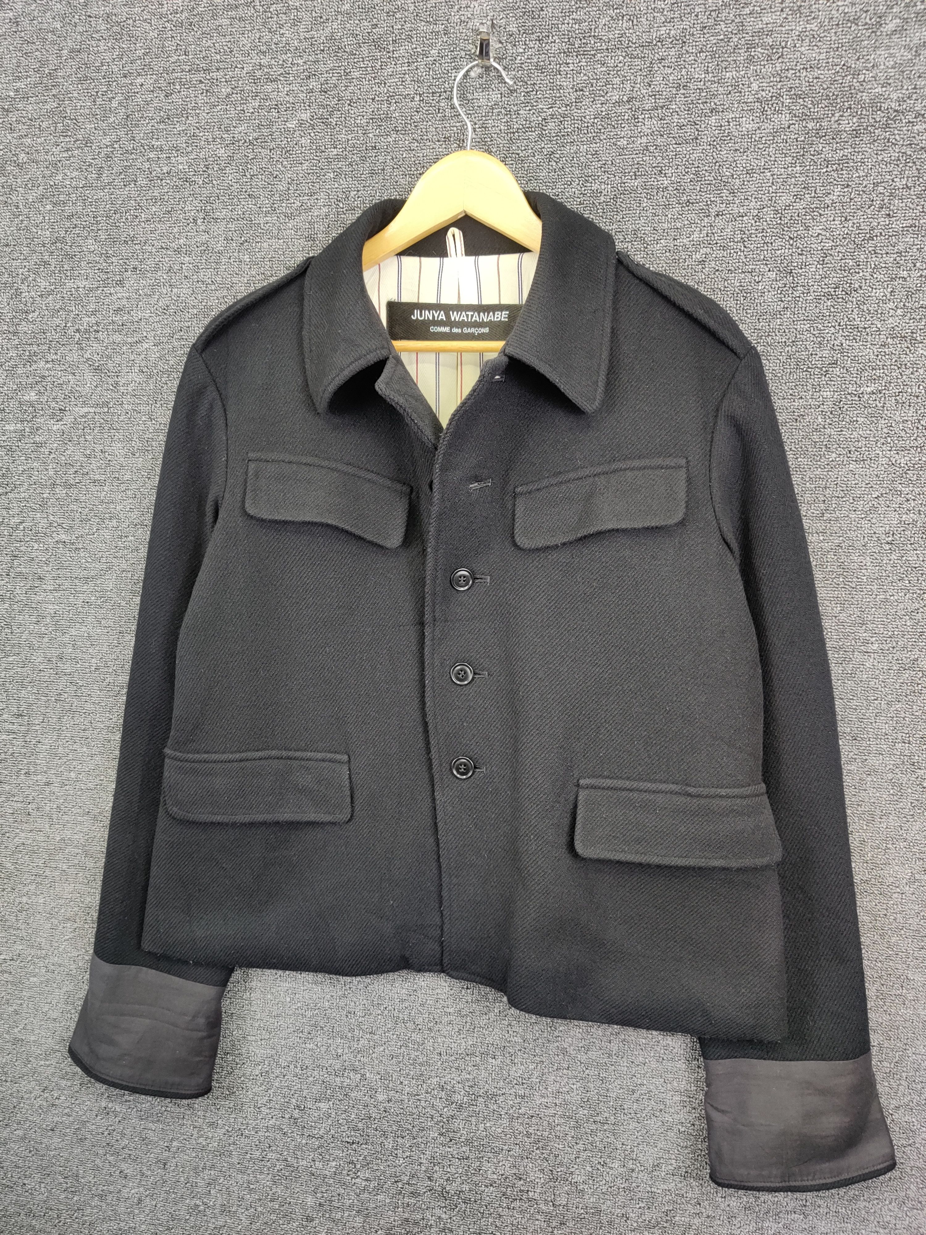 Junya Watanabe Junya Watanabe Comme Des Garcons Wool Coat Size US M / EU 48-50 / 2 - 2 Thumbnail