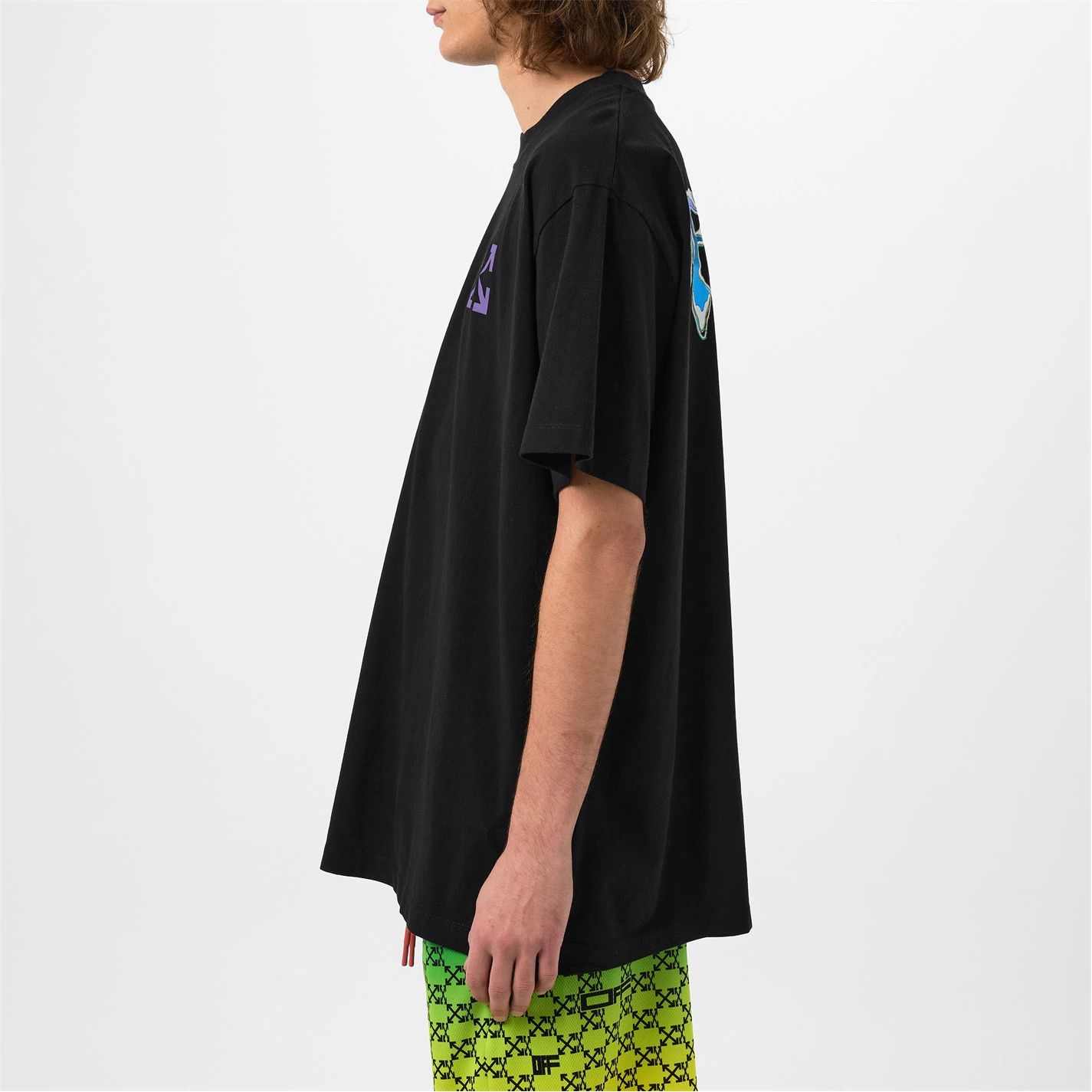 Off-White o1g2r1mq0226 Liquid Logo T-Shirt In Black Size US XS / EU 42 / 0 - 6 Thumbnail