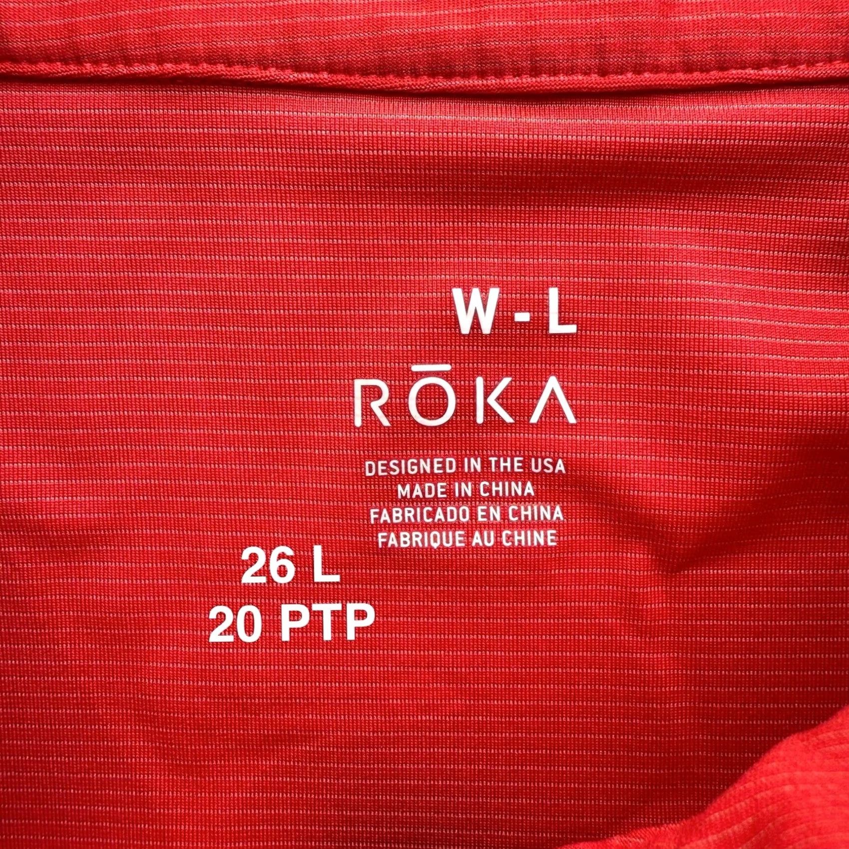 Vintage Roka 1/4 Zip Pullover Women's Large Red Lightweight USA Triathlon Sportswear Jacket Size L / US 10 / IT 46 - 6 Thumbnail