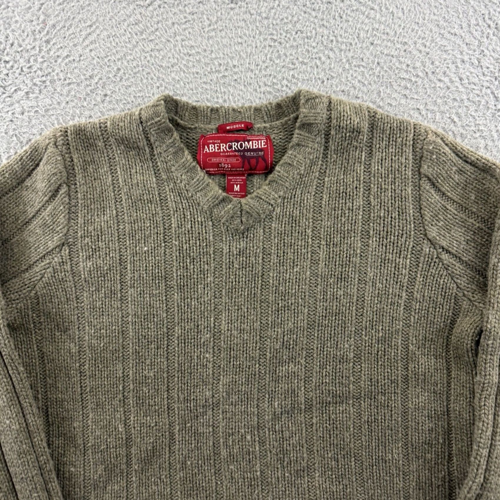 Abercrombie & Fitch VINTAGE Abercrombie & Fitch Sweater Musc le? Wait. Size US M / EU 48-50 / 2 - 3 Thumbnail