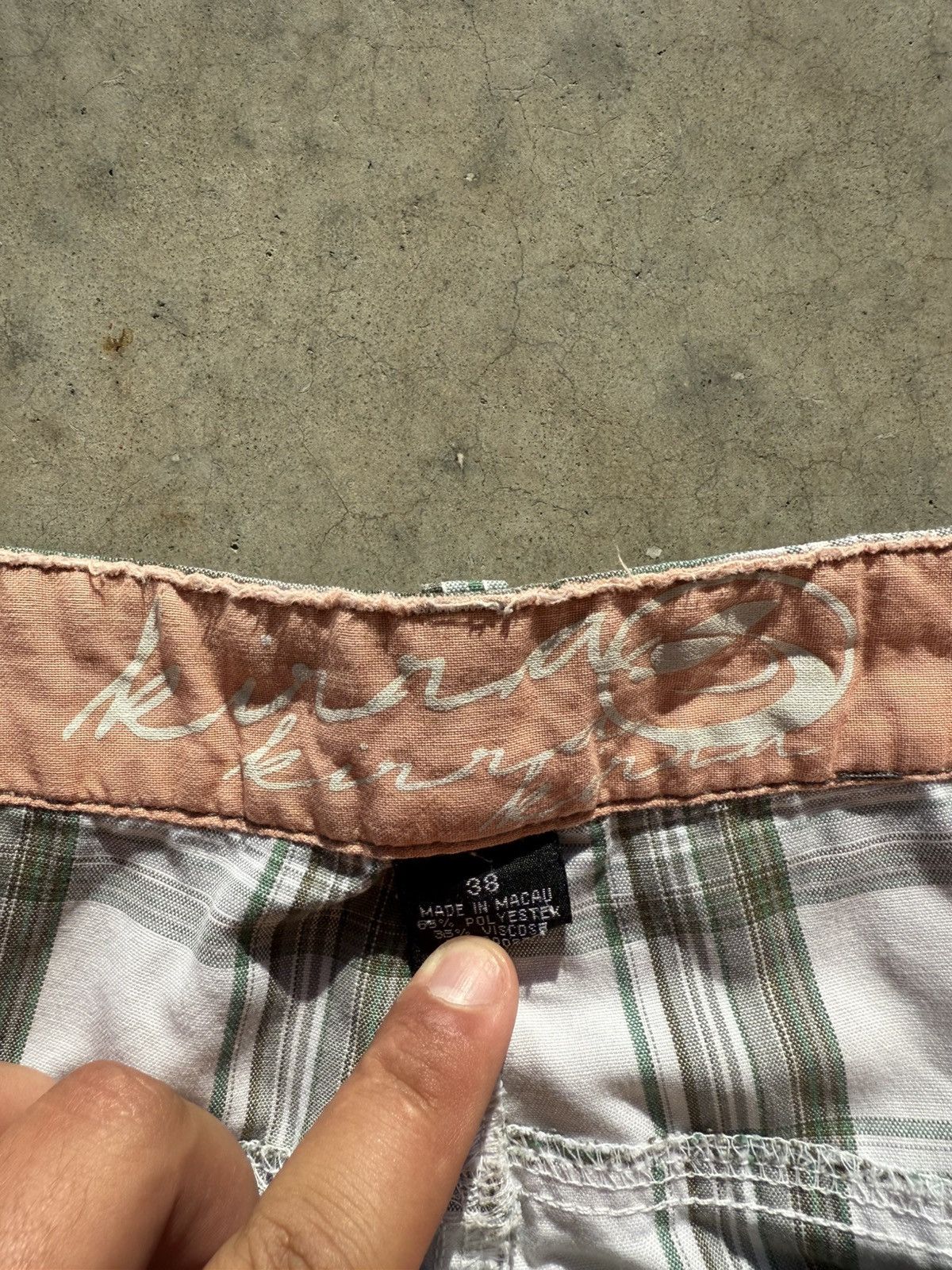 Quiksilver × Vintage Crazy Vintage Quiksilver 90s Surf Billabong Shorts Plaid Size US 38 / EU 54 - 9 Thumbnail