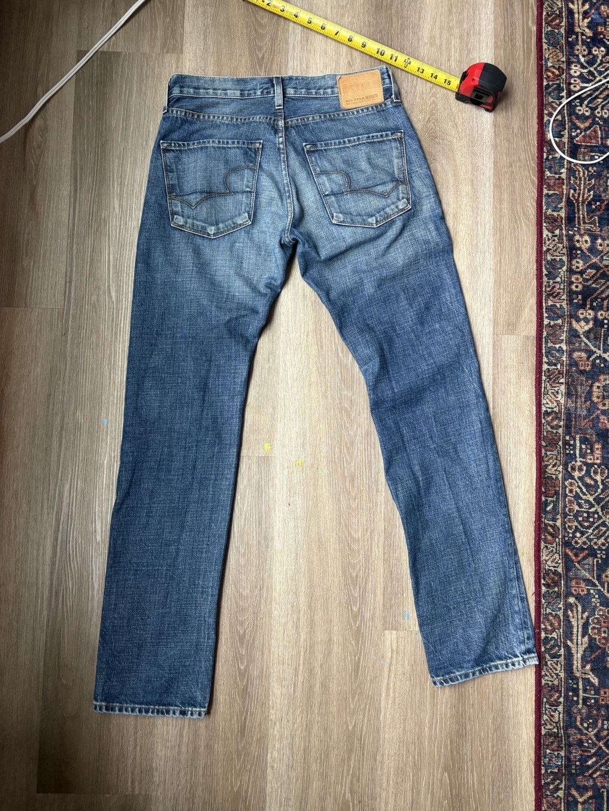 Big Star Big Star 1974 Division Straight Leg Jeans Size US 29 - 5 Thumbnail