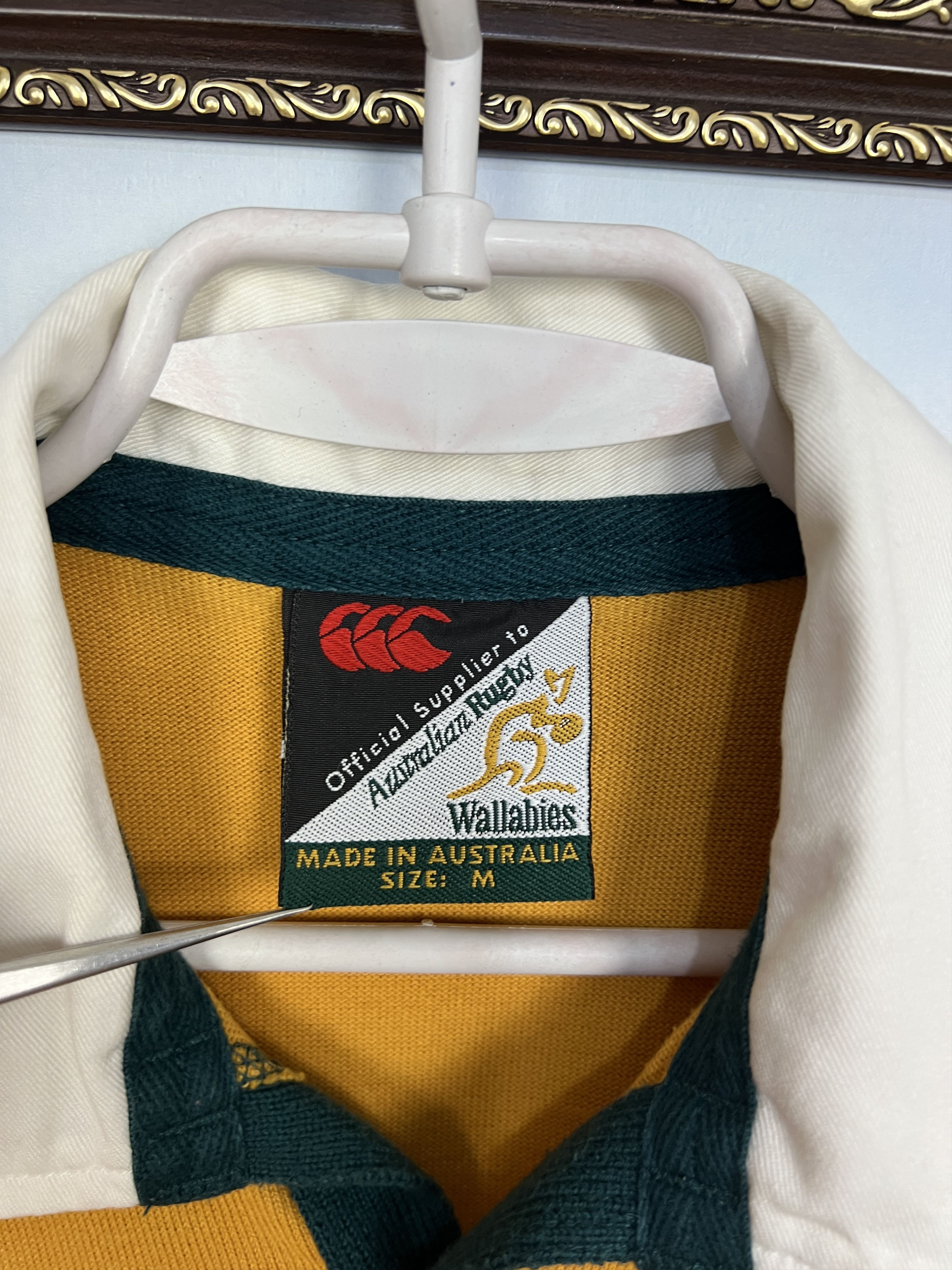 Canterbury of New Zealand Vintage Canterbury Australia Rugby Union Jersey Trikot Shirt Size US M / EU 48-50 / 2 - 5 Thumbnail