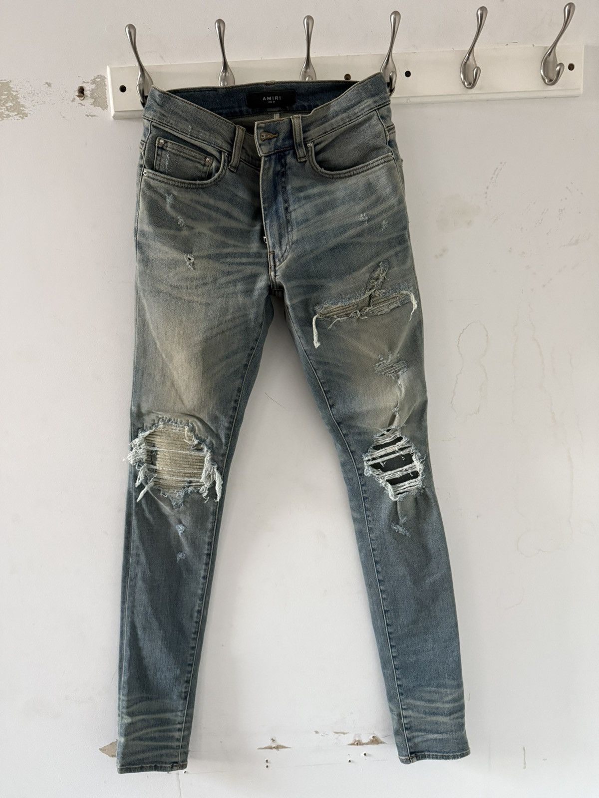 Amiri MX1 JEAN IN ITALIAN STRETCH DENIM Size US 29 - 2 Thumbnail