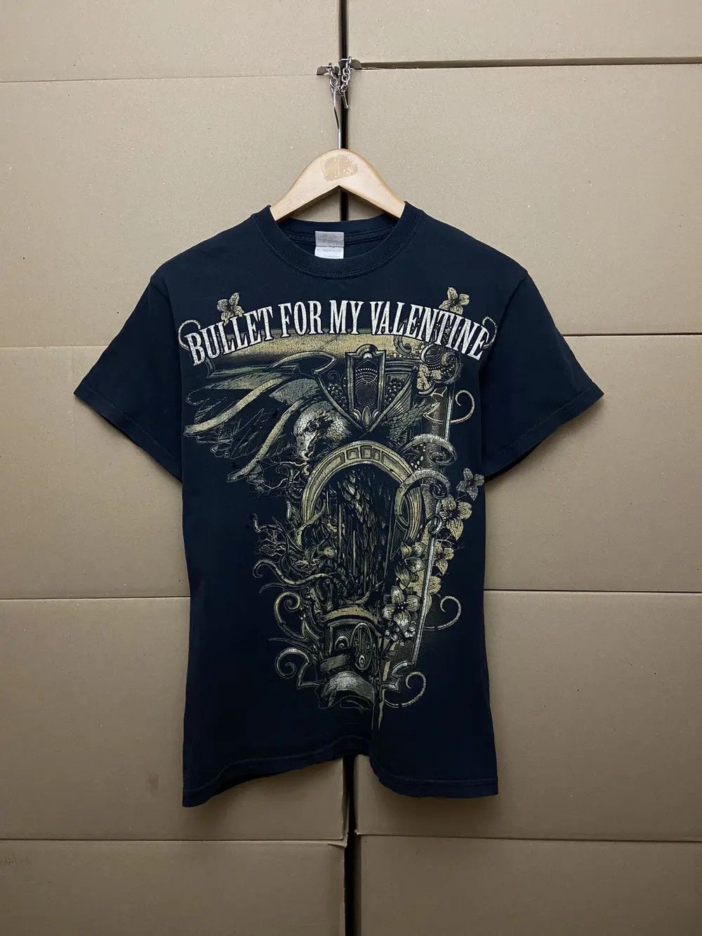 Band Tees VINTAGE 2008 BULLET FOR MY VALENTINE UK ROCK BAND TEE SHIRT Size US S / EU 44-46 / 1 - 1 Thumbnail