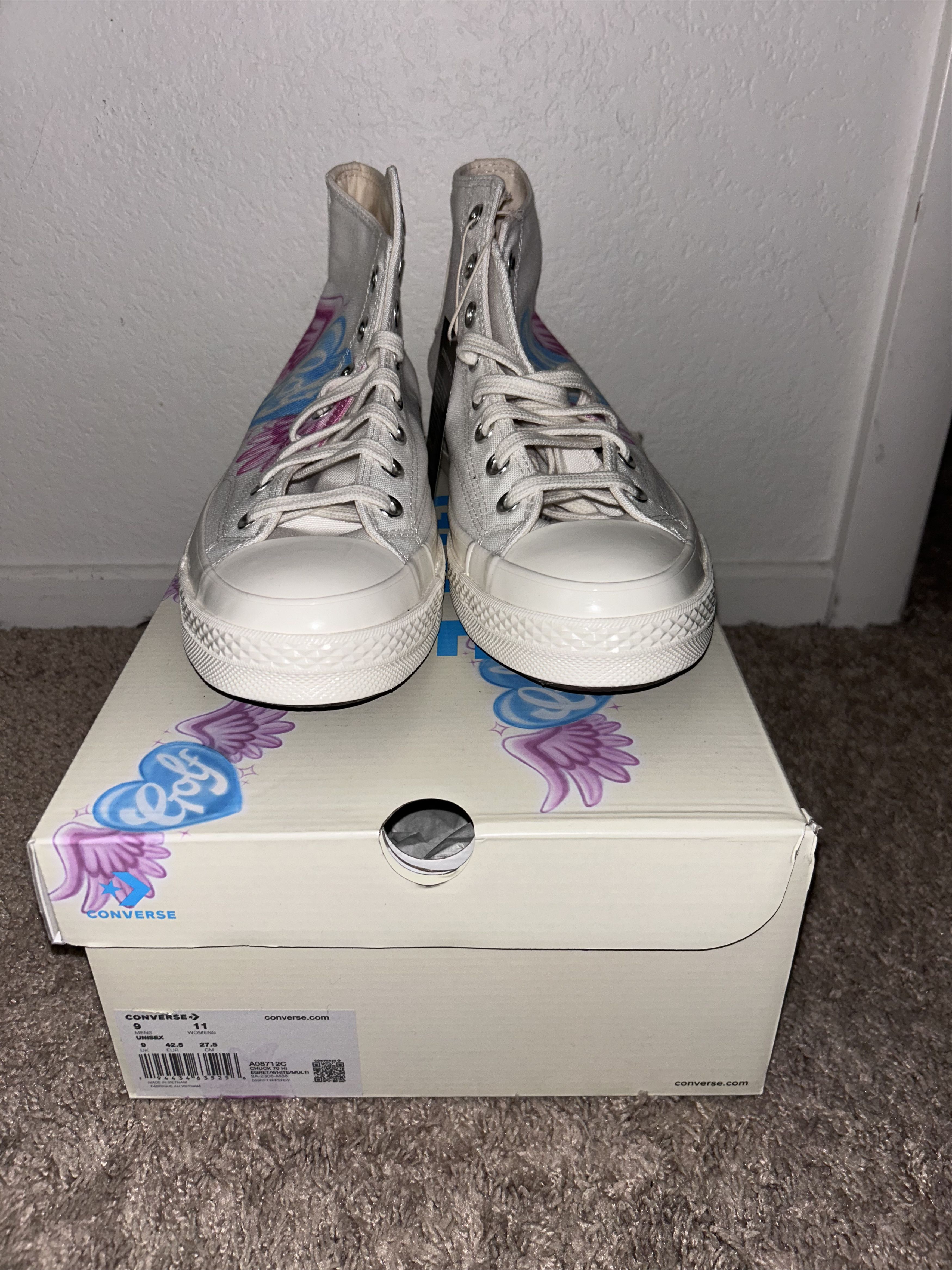 Golf Wang Golf Wang x Chuck 70 High 'Airbrush Graffiti' Size US 9 / EU 42 - 4 Thumbnail