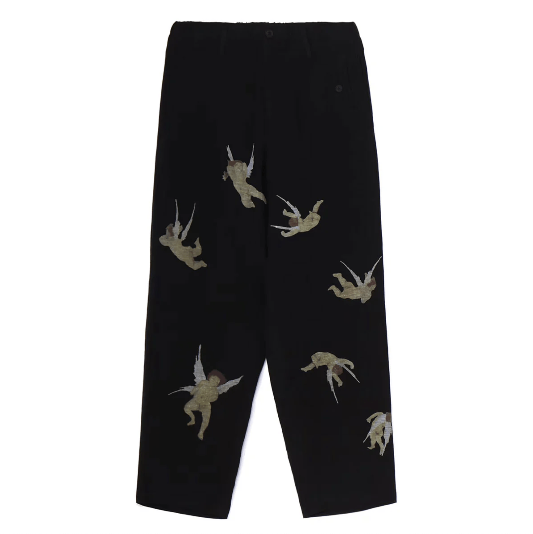 Yohji Yamamoto Yohji Yamamoto Pour Homme - ANGEL PRINT PANTS Size US 32 / EU 48 - 8 Thumbnail