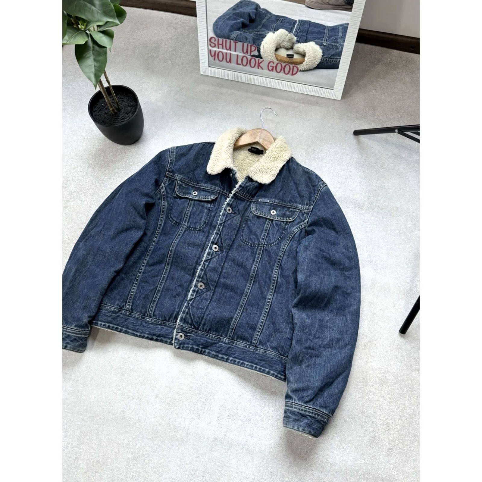Diesel VINTAGE Diesel Denim Jacket Mens Size US 31 - 3 Thumbnail