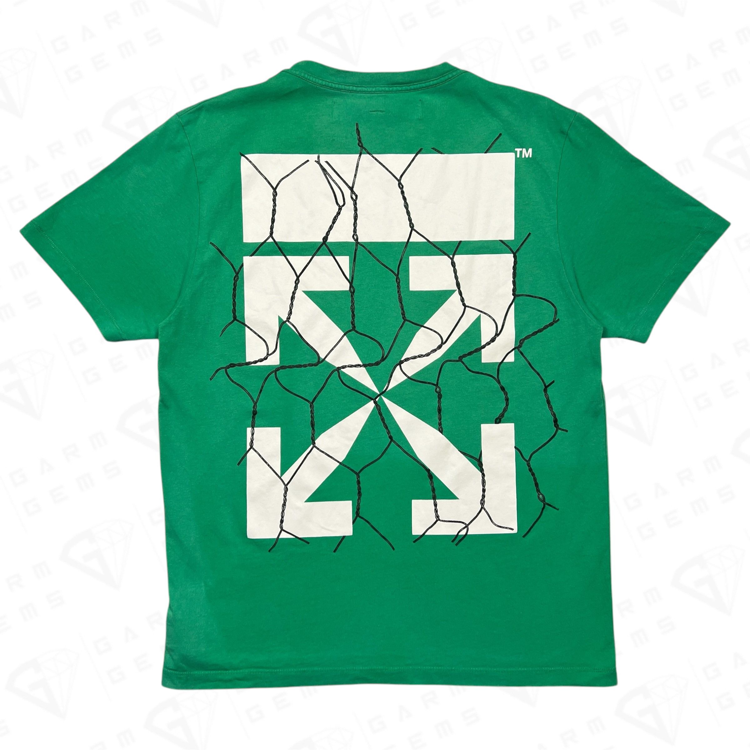 Off-White Off-White Fence Arrow Logo T-Shirt Size US L / EU 52-54 / 3 - 2 Thumbnail