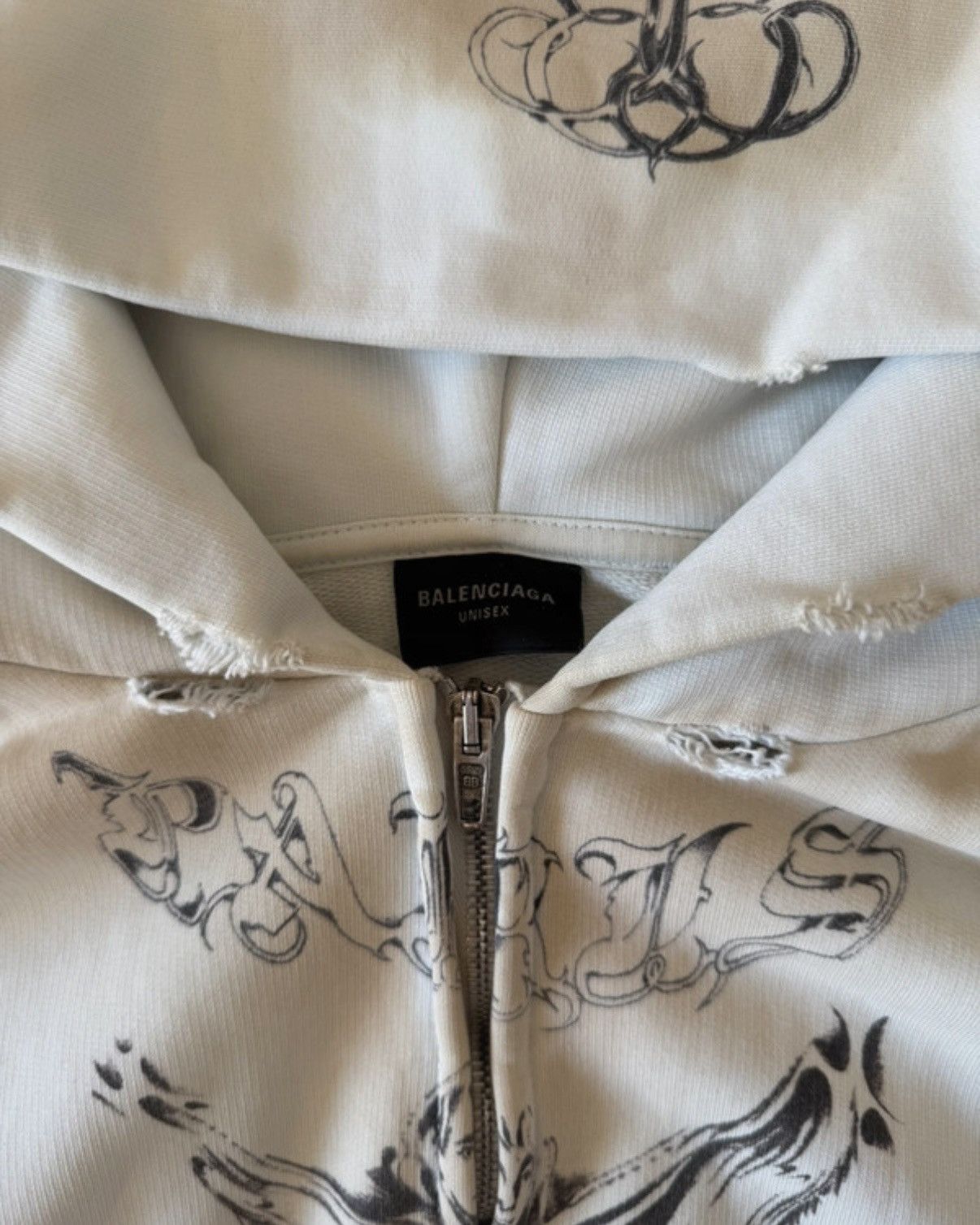 Balenciaga Balenciga tattoo zipup Size US S / EU 44-46 / 1 - 3 Thumbnail
