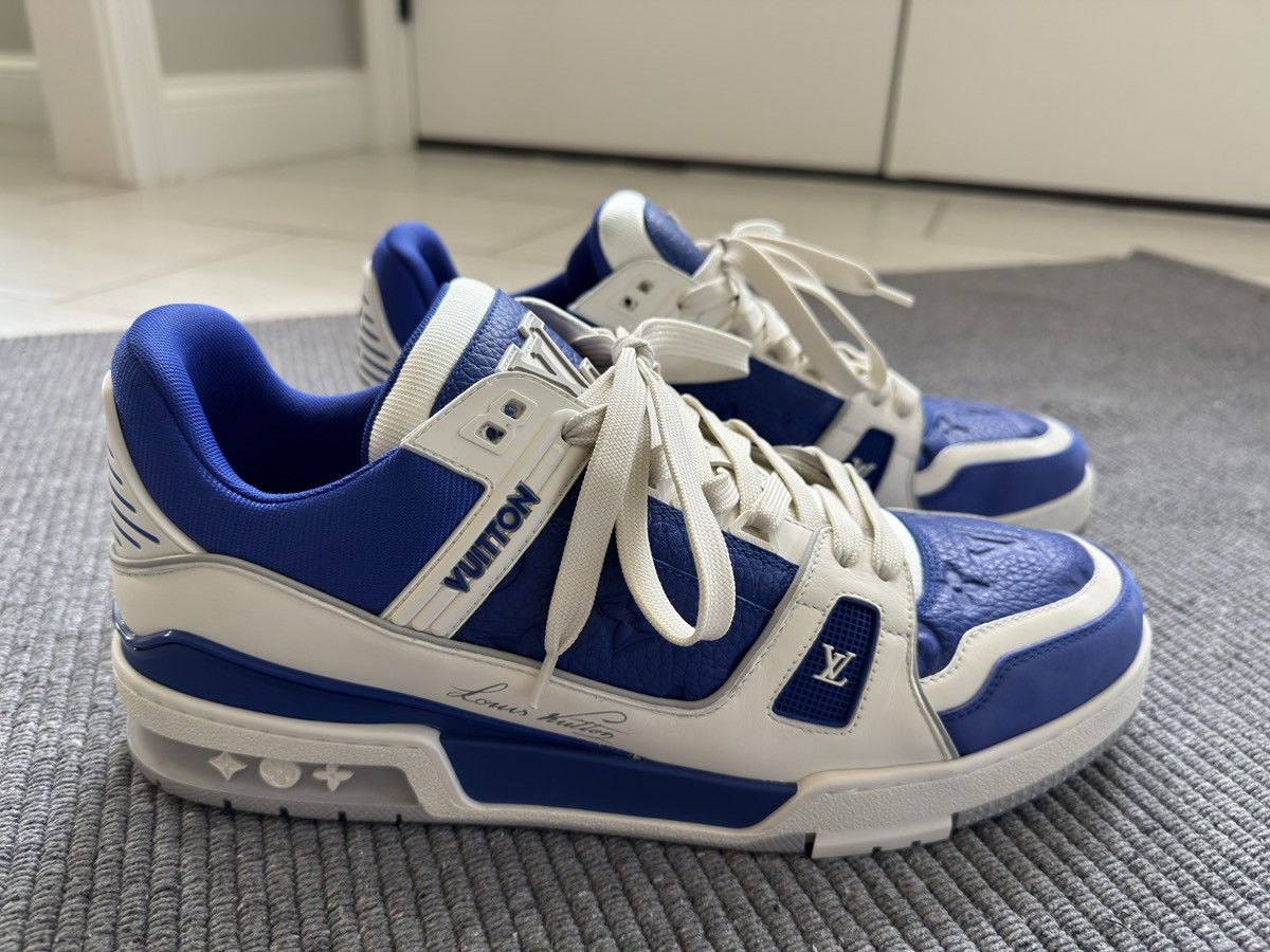 Louis Vuitton LV Trainer 'Gaston Blue' – Virgil Abloh 'Colormania capsule' Size US 10.5 / EU 43-44 - 1 Thumbnail