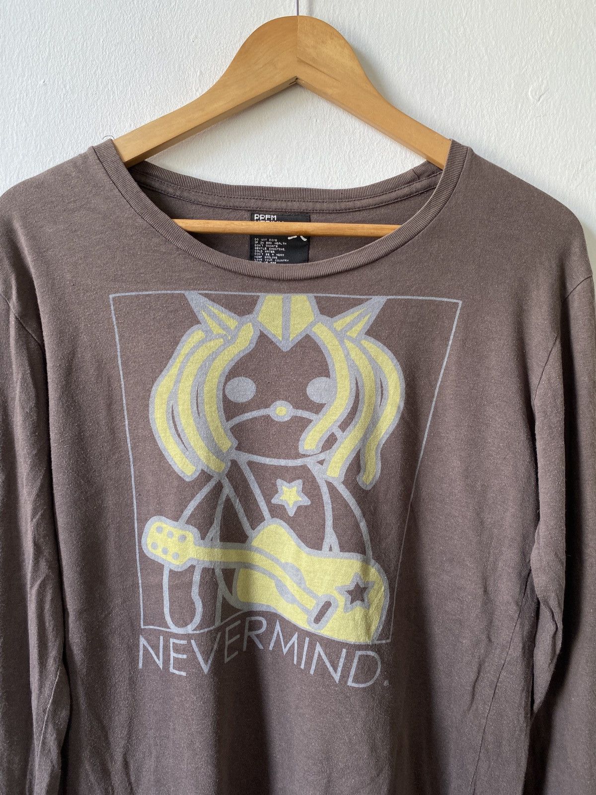 Japanese Brand Japanese Brand PPFM Rip Off Kurt Cobain Nervermind Tee Size US S / EU 44-46 / 1 - 3 Thumbnail