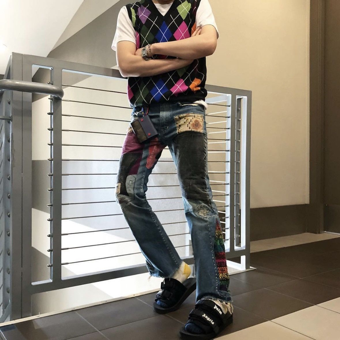 Kapital × Kapital Kountry Kountry Okabilly Patchwork Denim Size US 32 / EU 48 - 12 Thumbnail