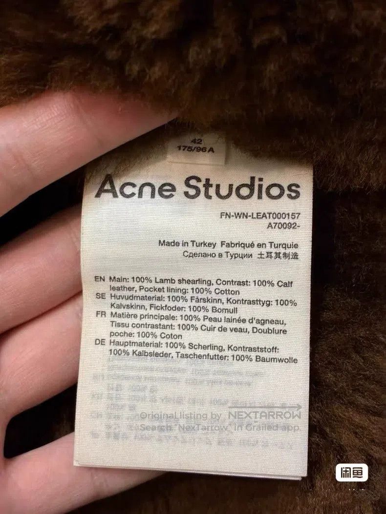 Acne Studios Acne Studios Shearling and Leather Combination Jacket Size M / US 6-8 / IT 42-44 - 5 Thumbnail