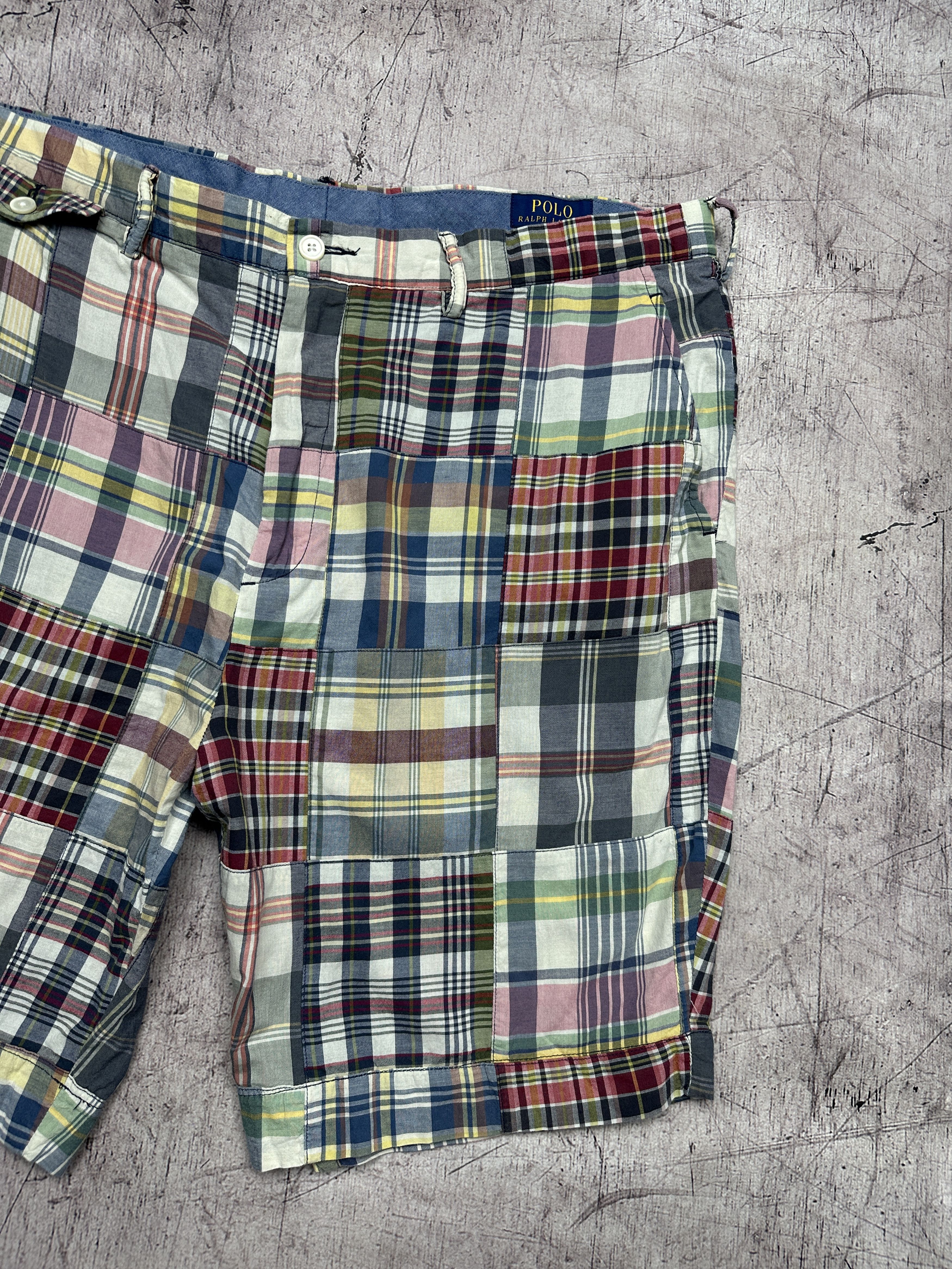 Ralph Lauren Polo Ralph Lauren Vintage Mens Patchwork Cotton Shorts Size US 40 / EU 56 - 2 Thumbnail