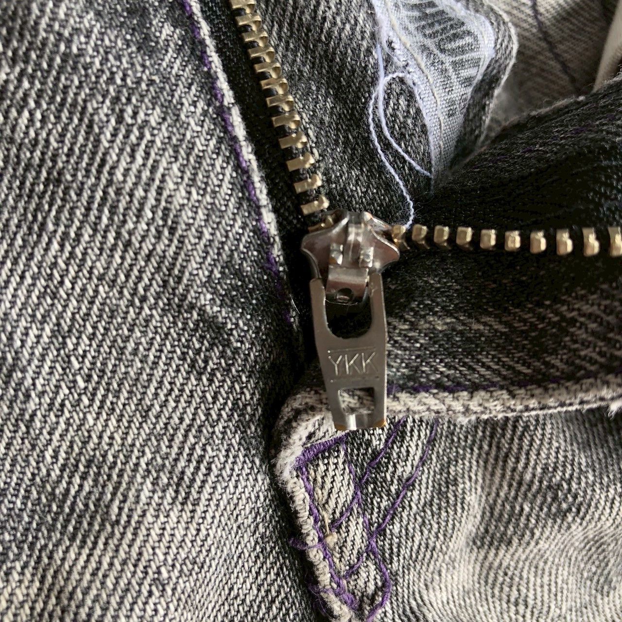 Neighborhood 2003 Neighborhood Savage Selvedge Distressed Cargo Denim Size US 33 - 12 Thumbnail