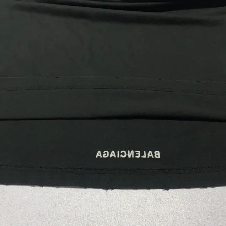 Balenciaga Balenciaga Black Casual Embroidered T-Shirt 0079-2507 Size US XS / EU 42 / 0 - 8 Thumbnail