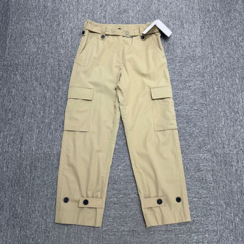 Dior Dior Khaki Cargo Pants With Belt Size US 31 - 1 Thumbnail