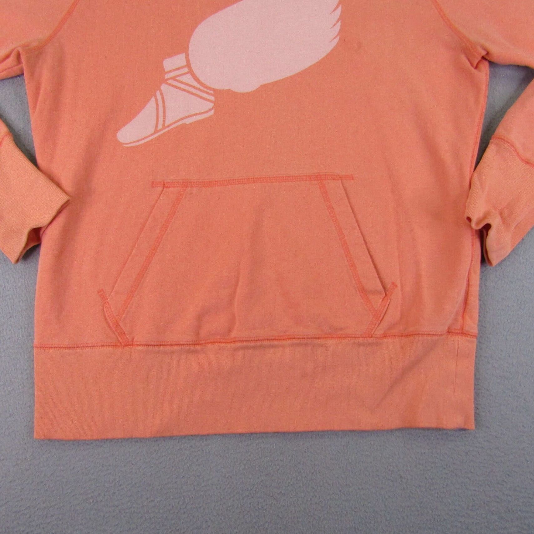Nike VINTAGE Nike Women's Hoodie Pullover Sweatshirt Large Pink Activewear Sports 90s Size L / US 10 / IT 46 - 4 Thumbnail