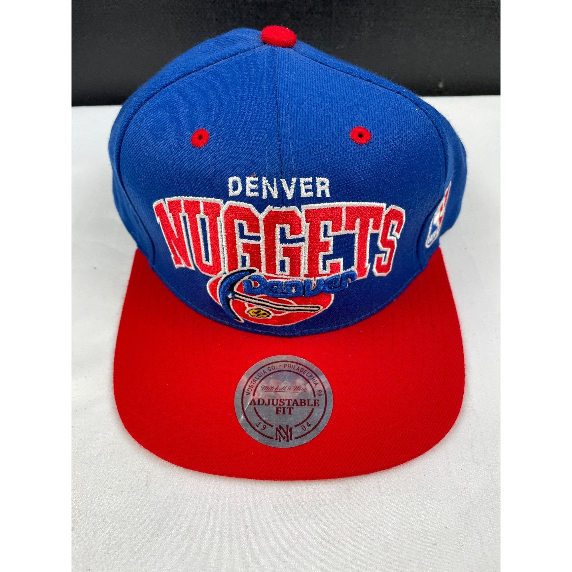 Mitchell & Ness Mitchell & Ness Denver Nuggets Unisex Hat/Cap Red & Blue Adj Size ONE SIZE - 1 Thumbnail