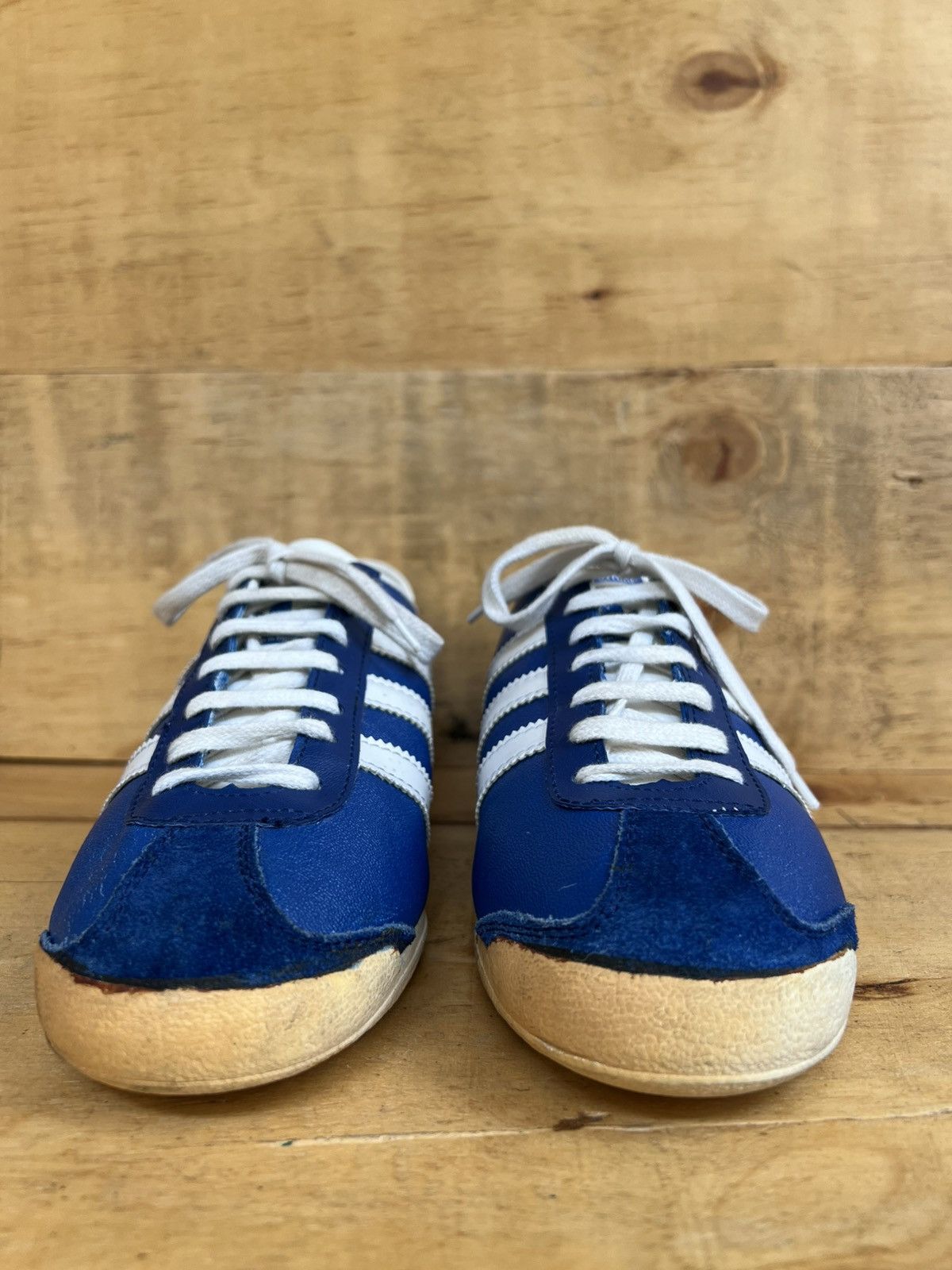 Adidas × Vintage VTG ADIDAS BLUE STRIKE MADE IN FRANCE SNEAKERS Size US 7 / EU 40 - 5 Thumbnail