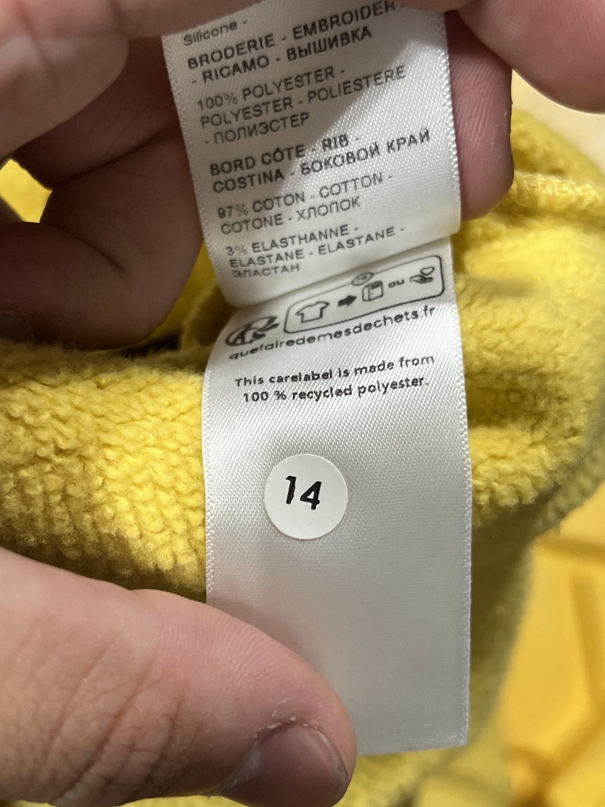 Lanvin Lanvin Yellow/Red Logo Hoodie Size US M / EU 48-50 / 2 - 8 Thumbnail