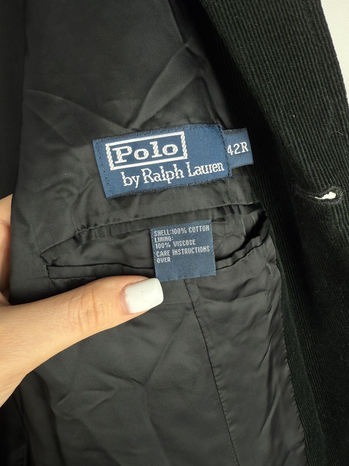 Vintage Polo By Ralph Lauren VTG Corduroy Blazer Jacket Sportcoat Size 42R - 21 Thumbnail