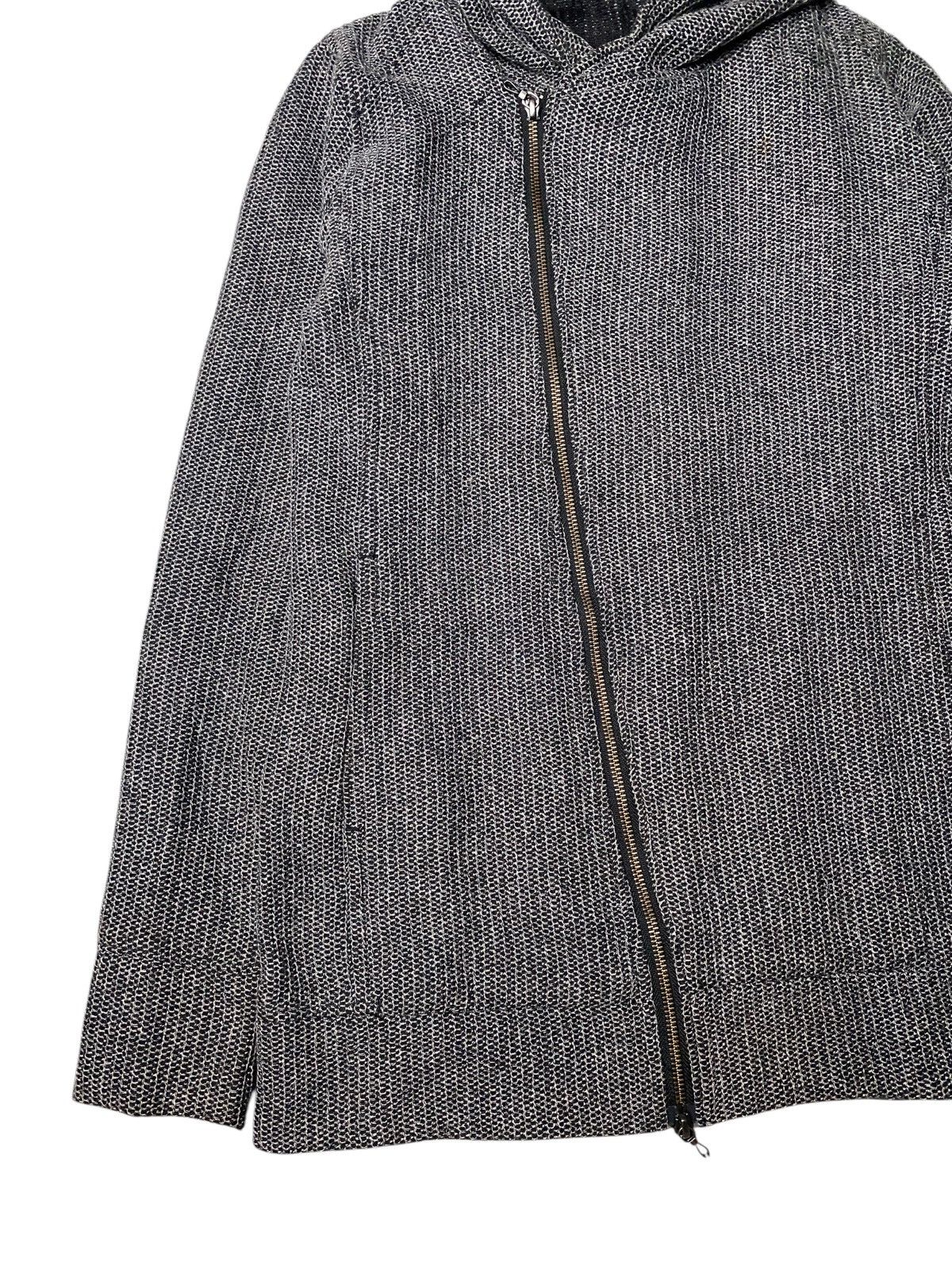 If Six Was Nine 2000's Fuga Asymetric Wool Zip Hoodie Size US M / EU 48-50 / 2 - 5 Thumbnail