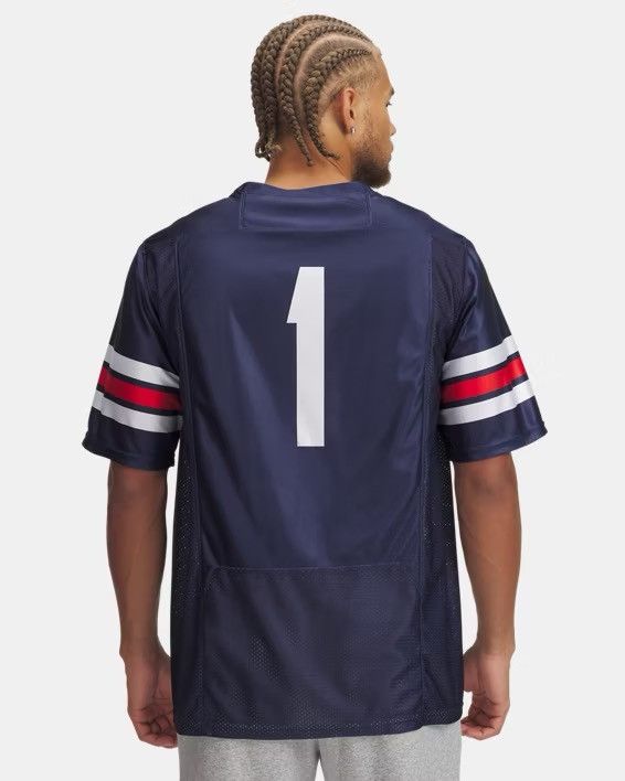 Under Armour Under Armour NCAA Jackson State Tigers Football Navy Jersey Size US L / EU 52-54 / 3 - 4 Thumbnail
