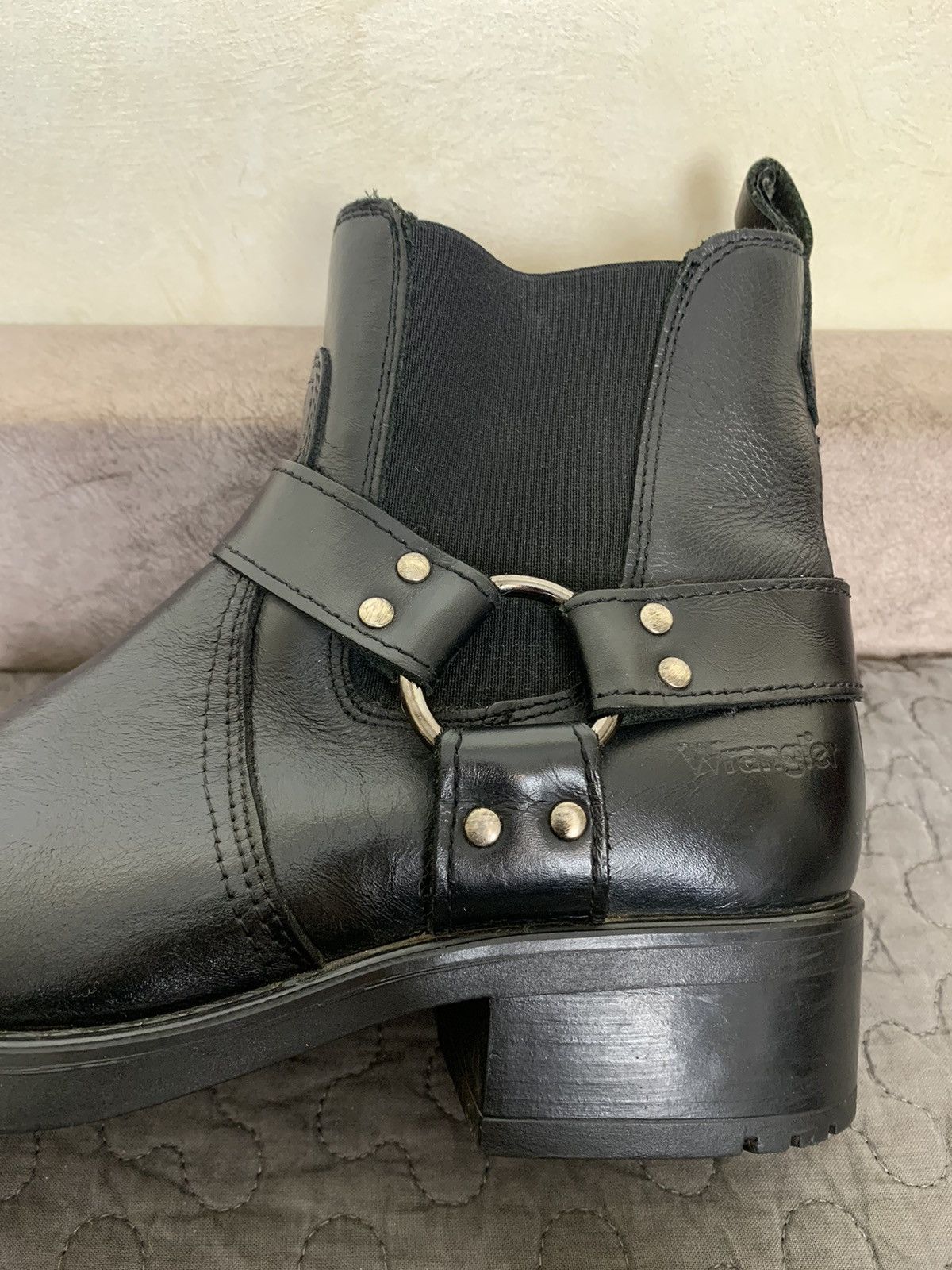 Vintage × Wrangler Vintage Wrangler Leather Boots Size 41 Size US 8 / EU 41 - 7 Thumbnail