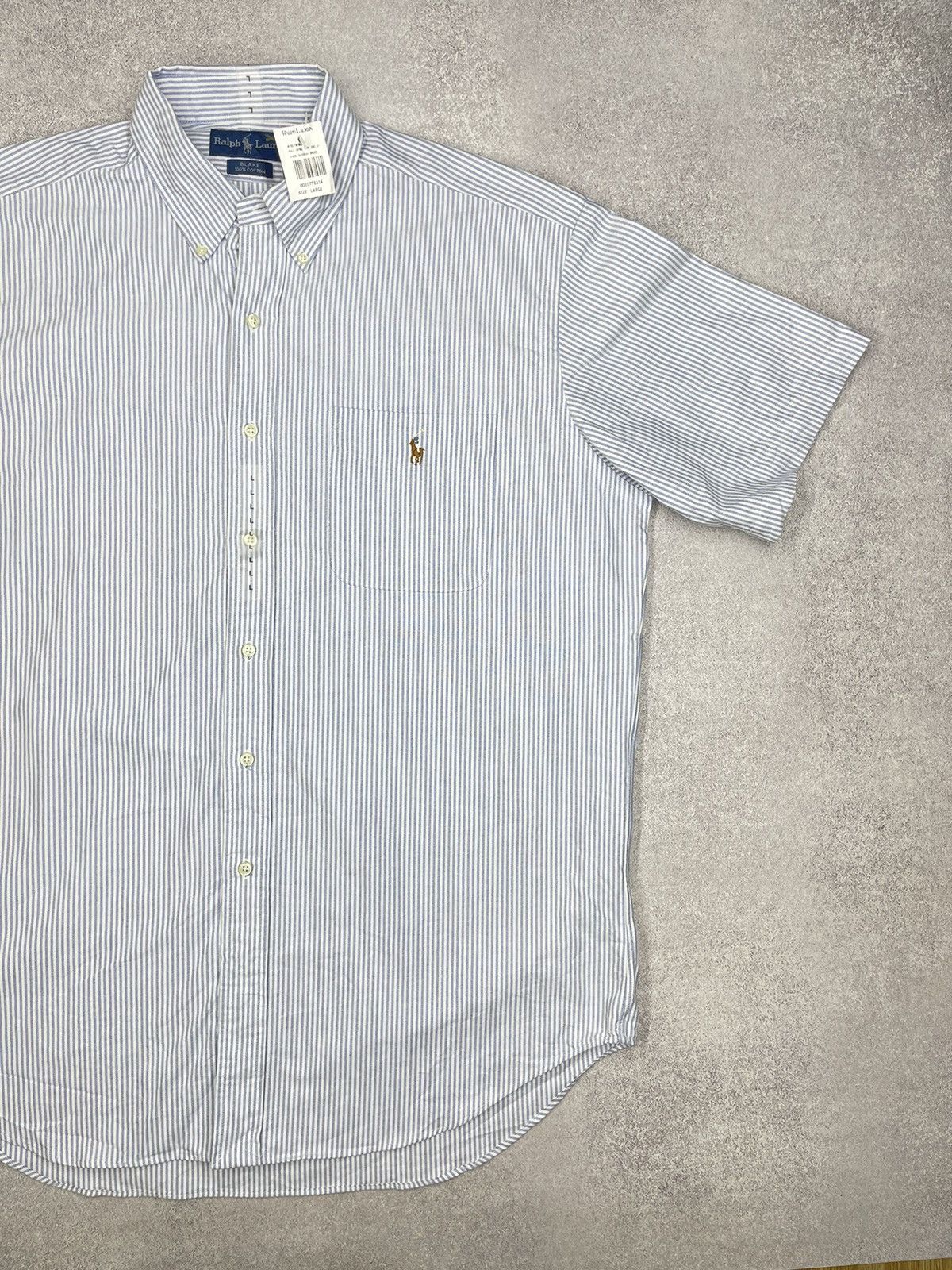 Polo Ralph Lauren Vintage New Polo Ralph Lauren Oxford Striped Shirt Y2K Size US L / EU 52-54 / 3 - 3 Thumbnail