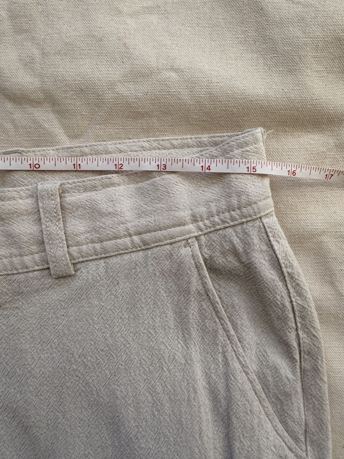 I Love Ugly I Love Ugly Cropped Linen Kobe Pants Size US 30 / EU 46 - 5 Thumbnail
